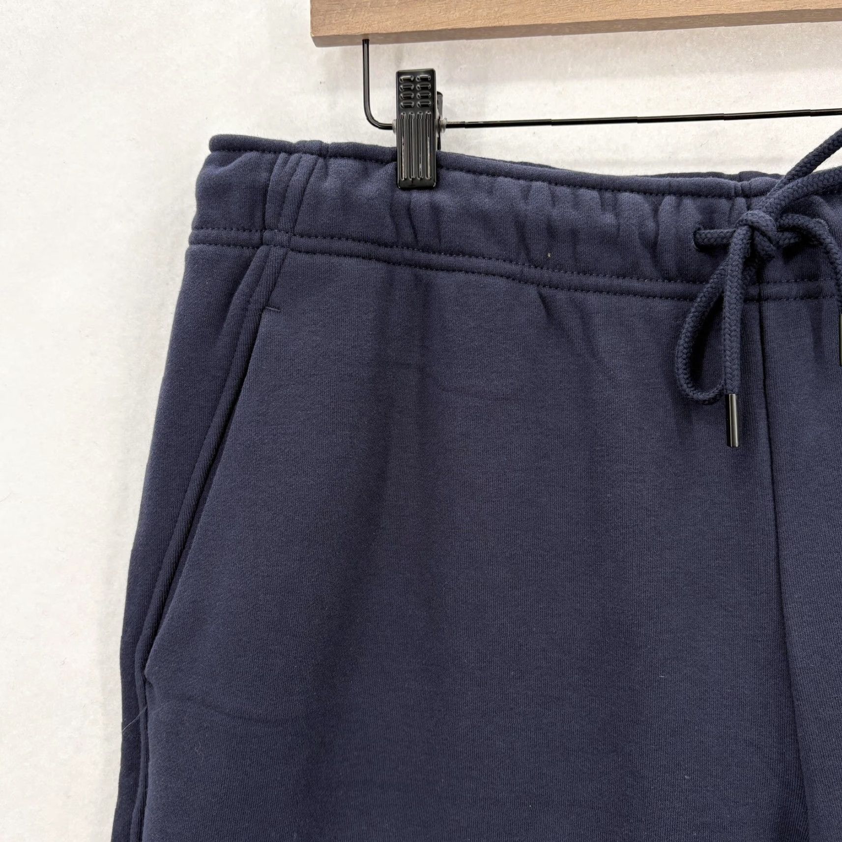 Athleta Athleta Heavyweight Terry Pants Womens Large Navy Sweatpants Lounge Cozy Stretch Size 36" / US 14 / IT 50 - 3 Thumbnail
