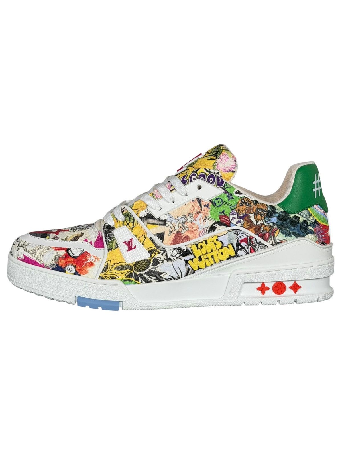 Louis Vuitton Louis Vuitton White Comic Trainers Size US 8 / EU 41 - 4 Thumbnail