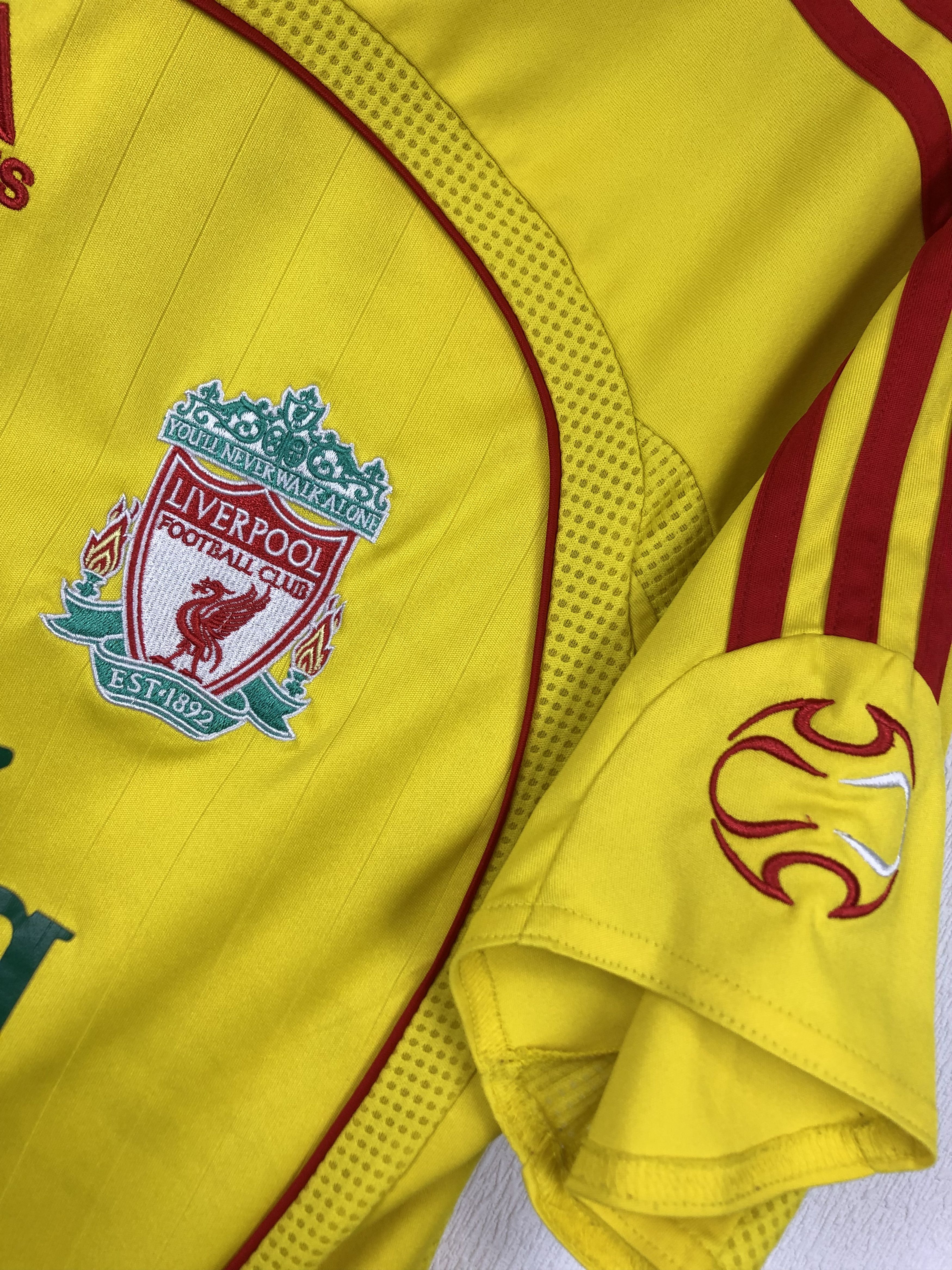 Adidas Liverpool Away football shirt 2006 Soccer Adidas Jersey Rare Size US S / EU 44-46 / 1 - 5 Thumbnail