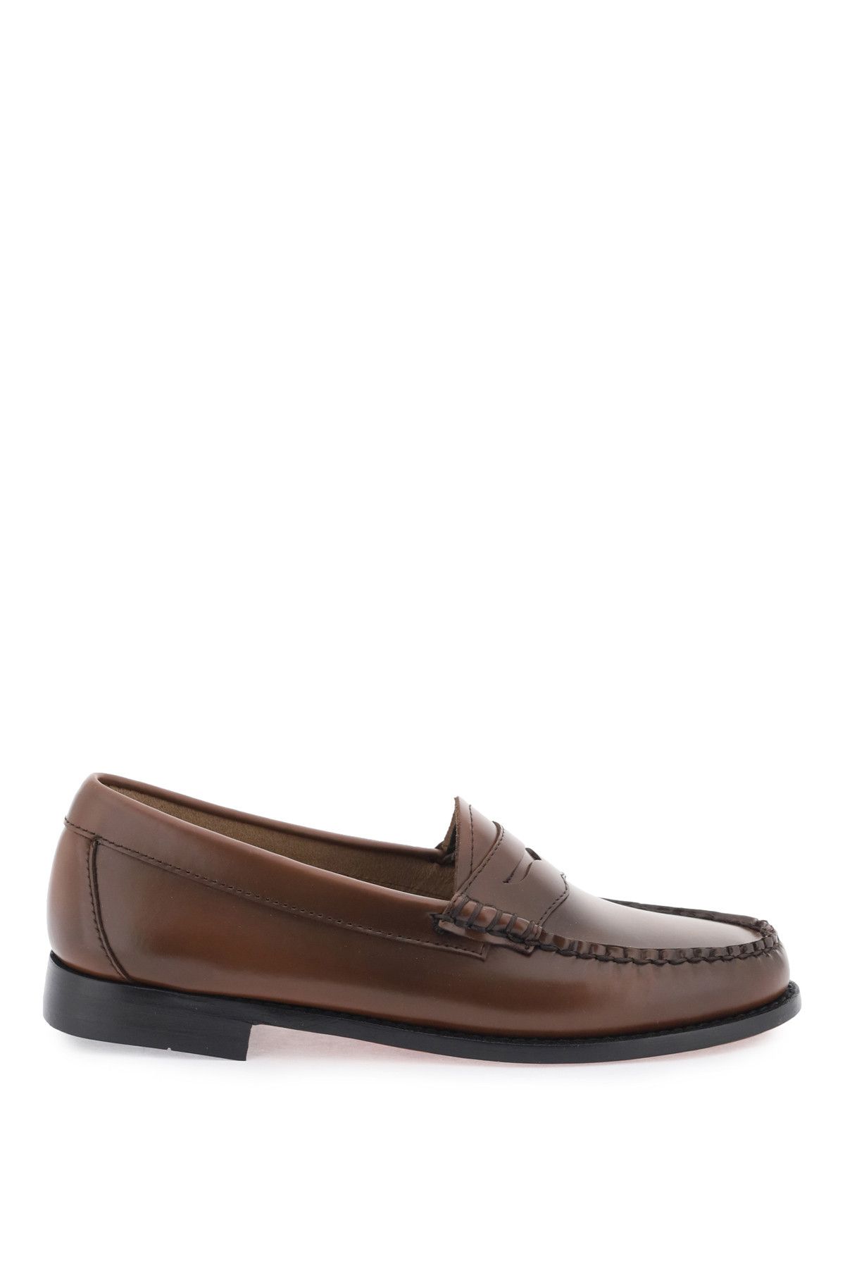 image of G H Bass Co Weejuns Penny Loafers in Marrone, Women's (Size 9)