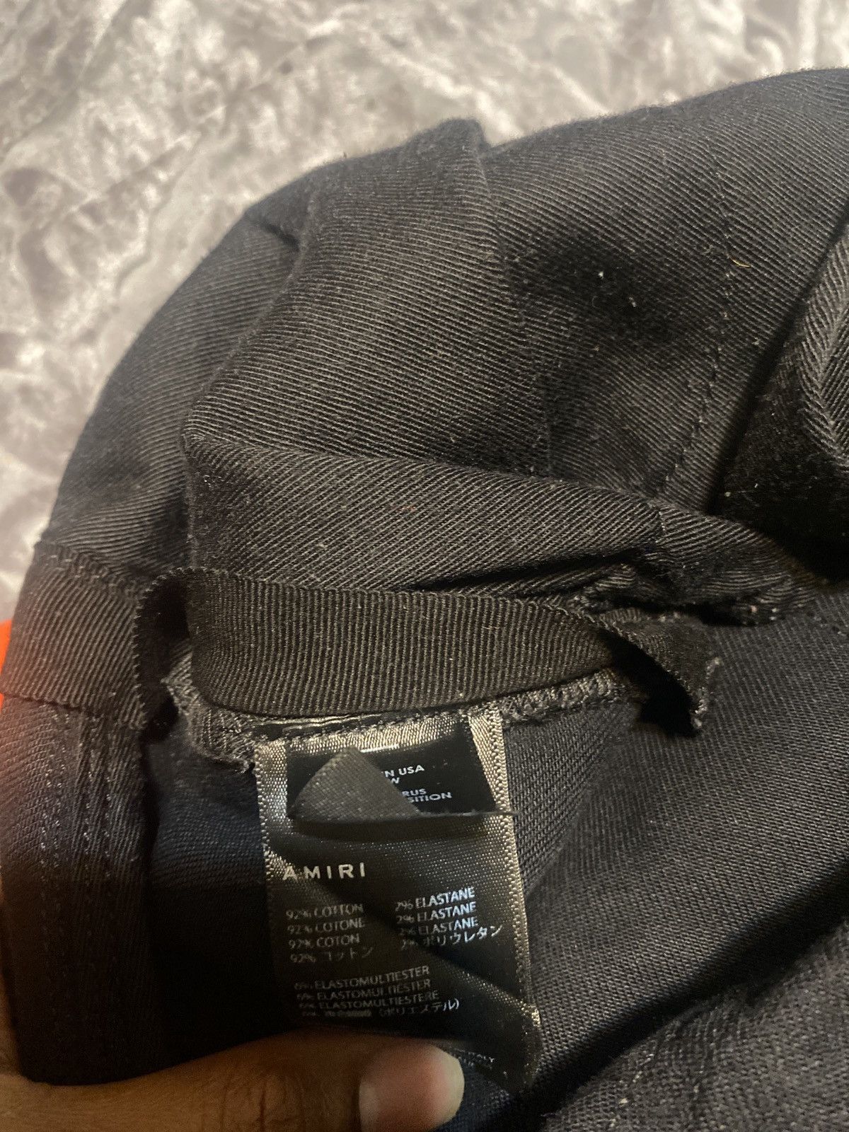 Amiri Black Amiri animal print jeans Size US 33 - 6 Thumbnail