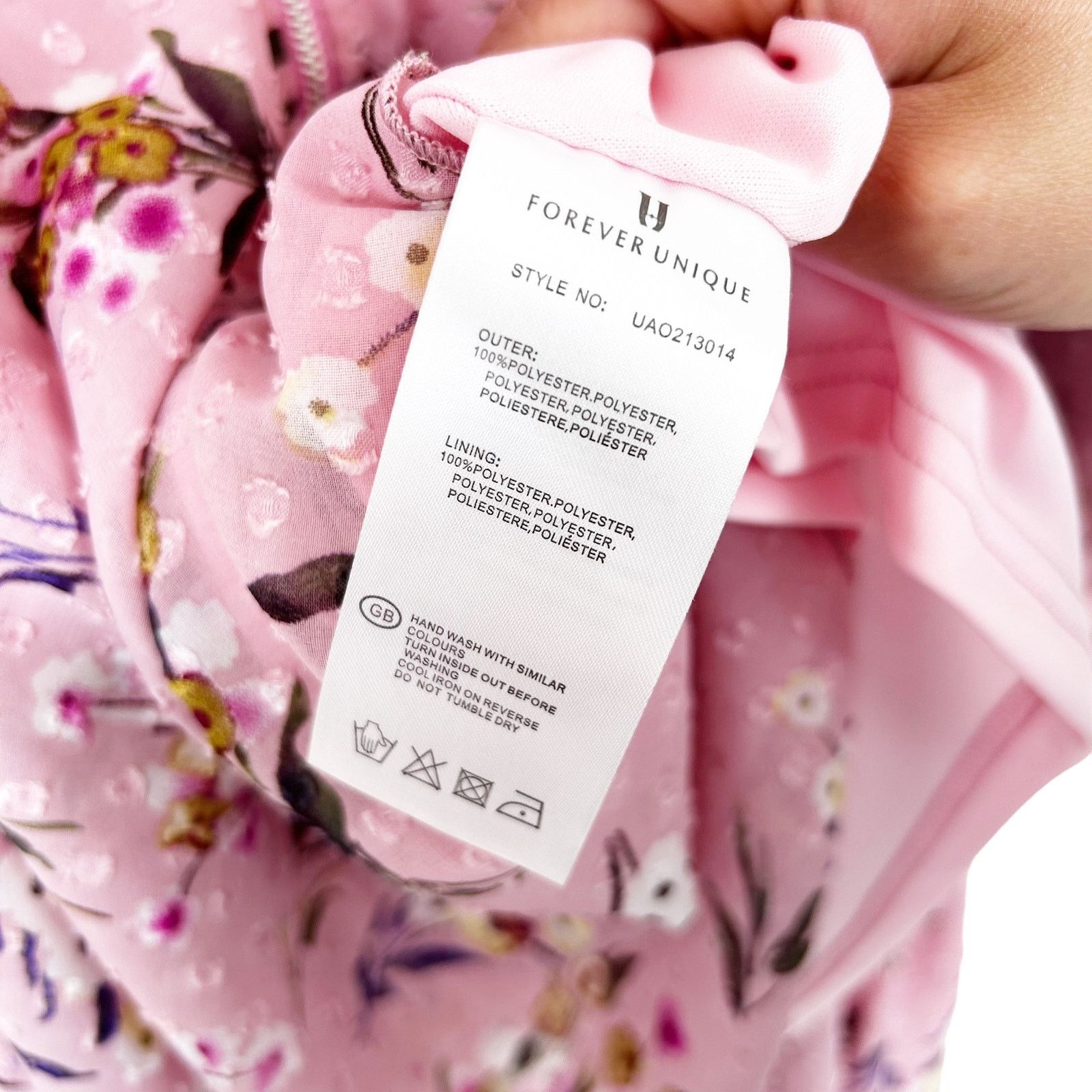 Other Forever Unique Floral Long Sleeve Tiered Ruffle Dress 16 Size XXL / US 16-18 / IT 52-54 - 6 Thumbnail