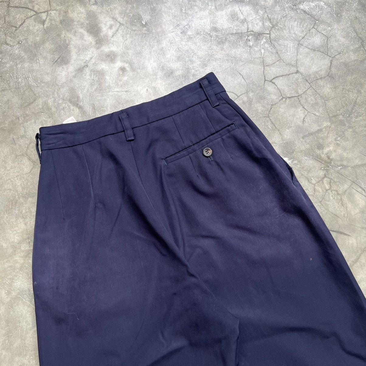 Issey Miyake Vintage 80s Issey Miyake Distressed High Waist Trouser Size US 26 / EU 42 - 4 Thumbnail