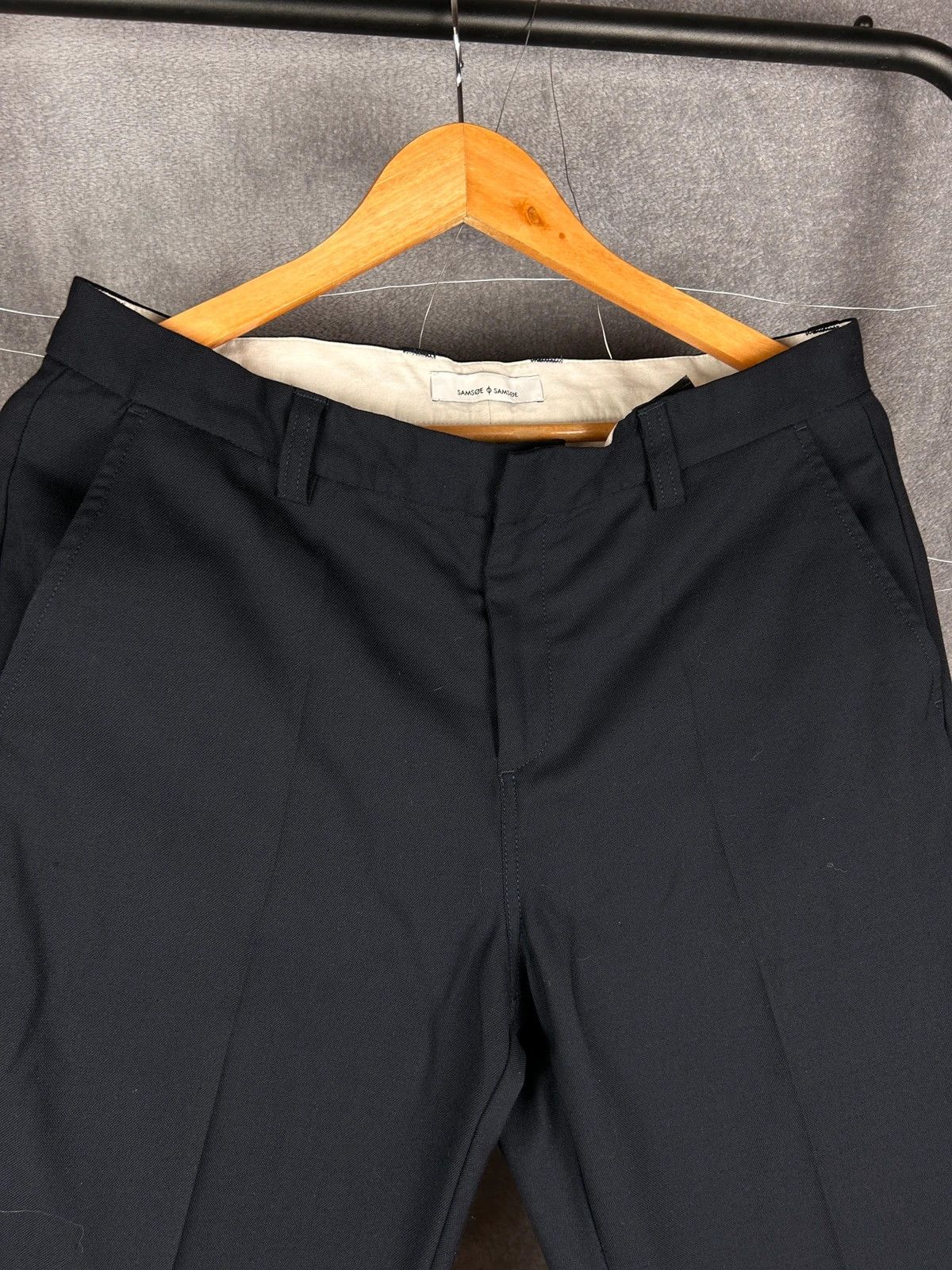 Designer × Samsoe Samsoe Samsoe Samsoe Sonic pants woolen navy Size US 32 / EU 48 - 3 Thumbnail