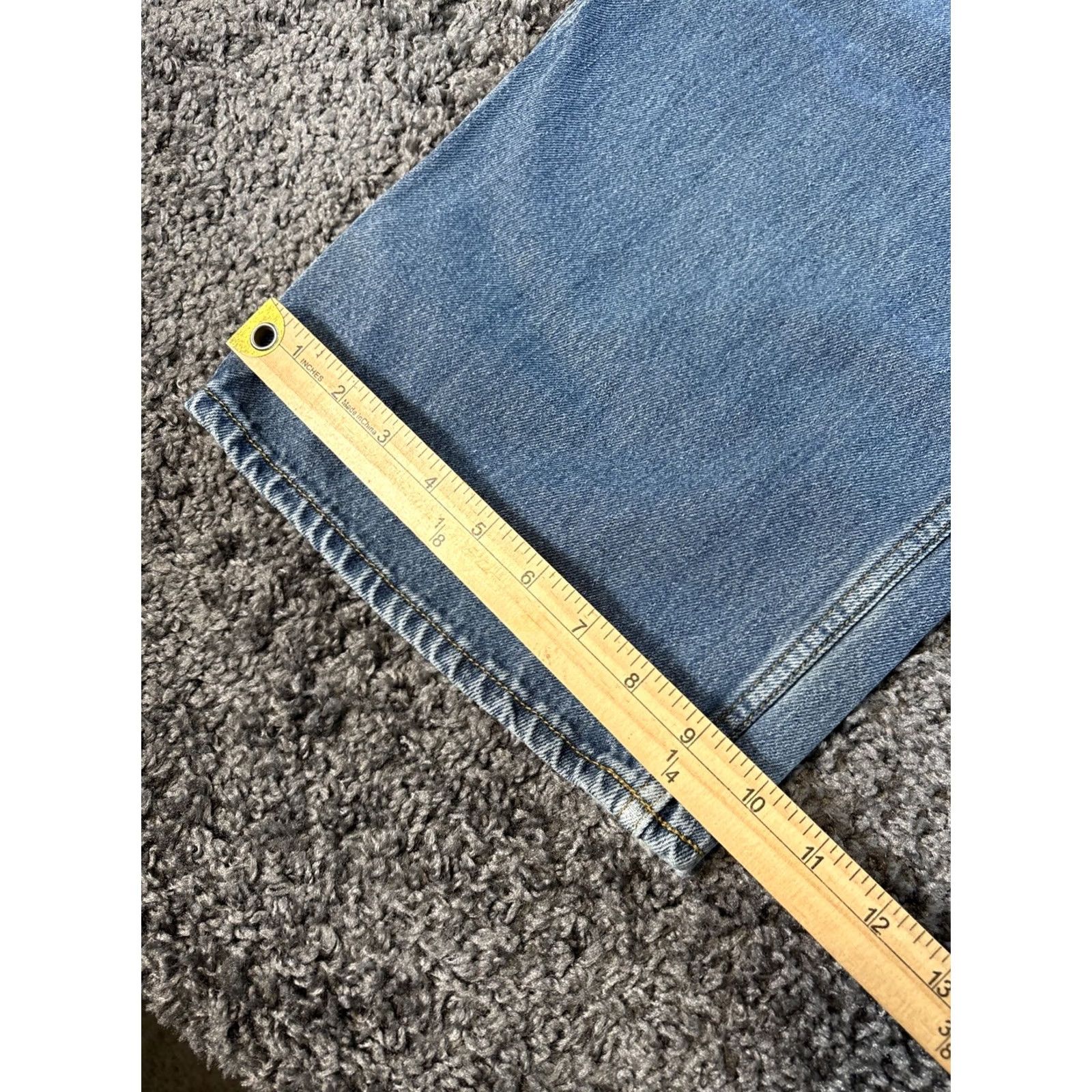 Nautica VINTAGE Nautica Jeans Co Carpenter Jeans Baggy Wide-Leg Y2K Skater Men’s 38x30 Jeans Size US 38 / EU 54 - 3 Thumbnail