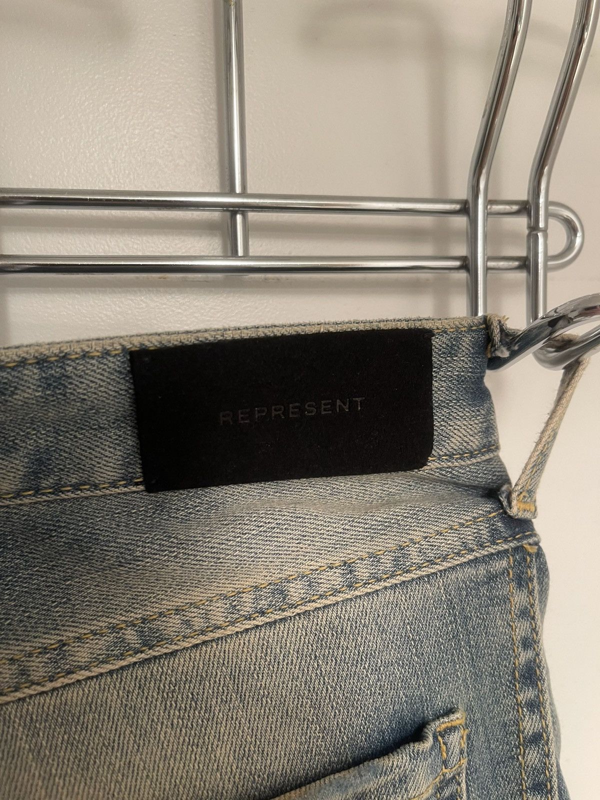 Represent Clo. Vintage Represent Biker Denim 34 Gently Used Size US 34 / EU 50 - 9 Thumbnail