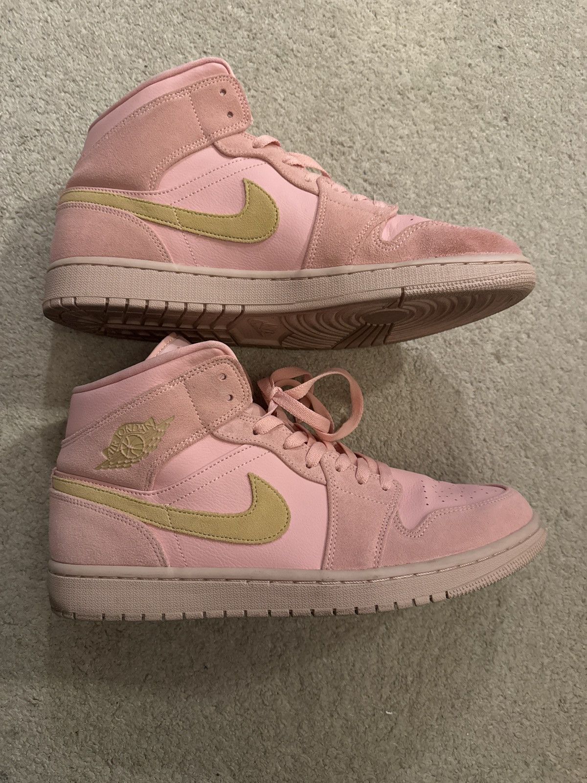 Nike Air Jordan 1 Pink size 11.5 Size US 11.5 / EU 44-45 - 2 Thumbnail