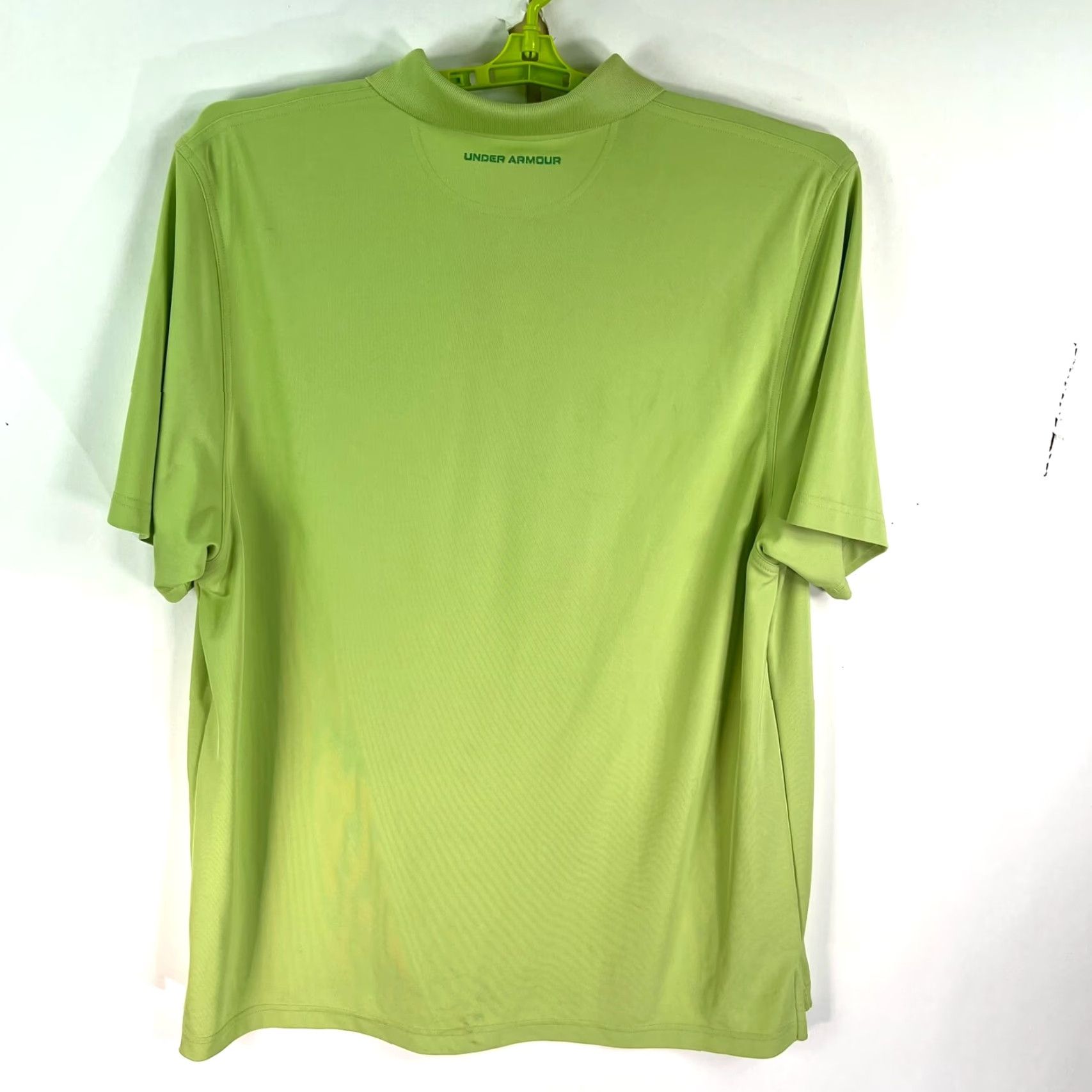 Under Armour Under Armour HeatGear Polo Shirt Mens 2XL Short Sleeve Green Polo, Collared, Pullover, Breathable, Stretch, Logo, Embroidered, 2XL, Regular Fit Size US XXL / EU 58 / 5 - 5 Thumbnail