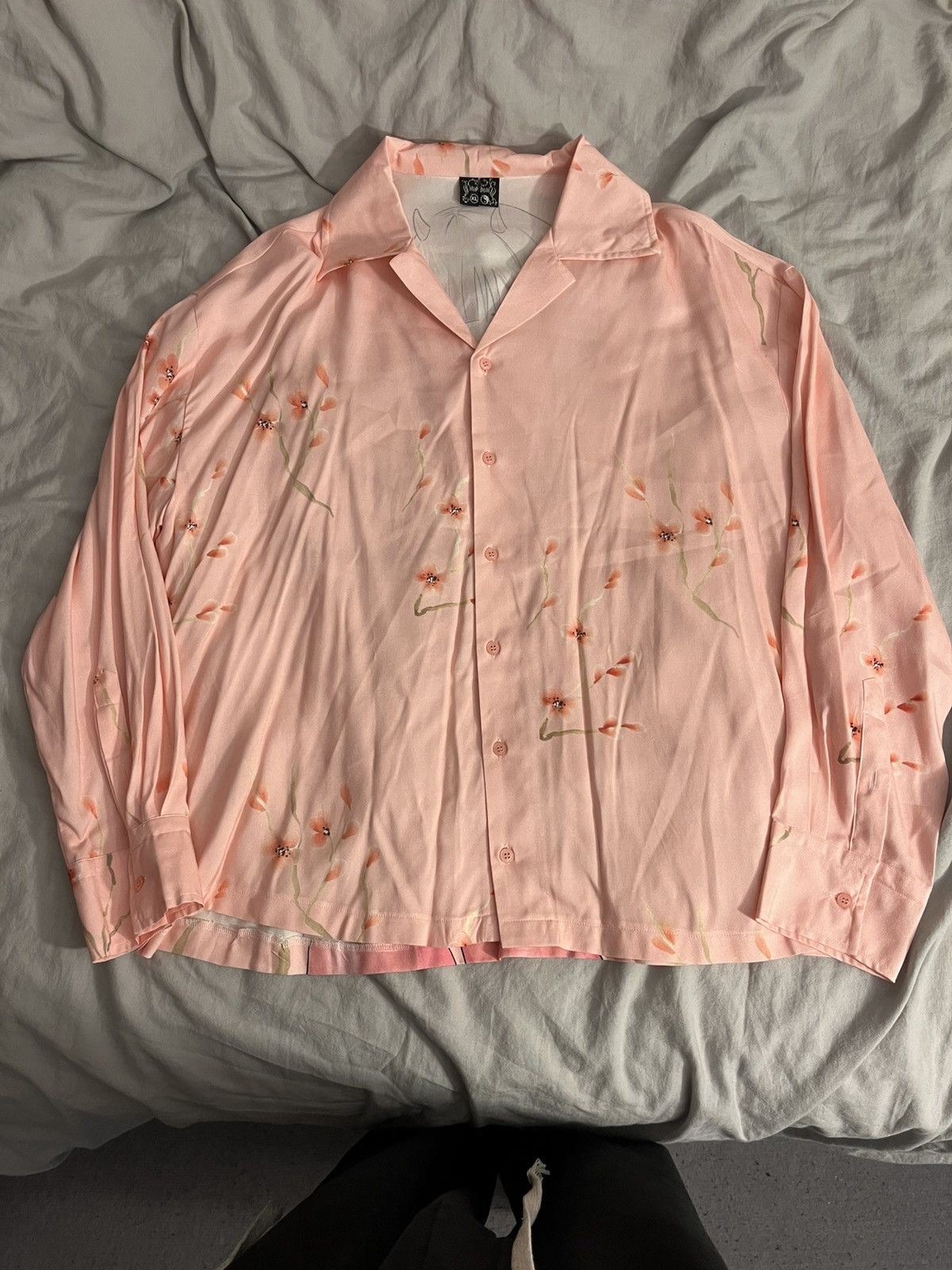 Drop Dead Clothing Drop dead anime girl button up pink Size US XL / EU 56 / 4 - 1 Thumbnail