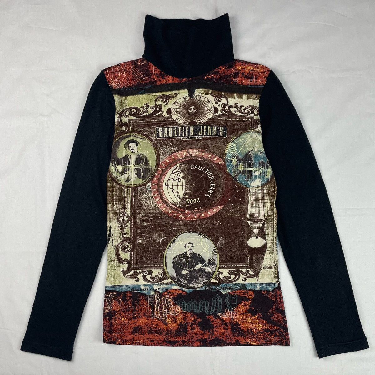 Jean Paul Gaultier 1999 Jean Paul Gaultier Tesla Circuit Elastic Top Vintage Size US M / EU 48-50 / 2 - 1 Thumbnail