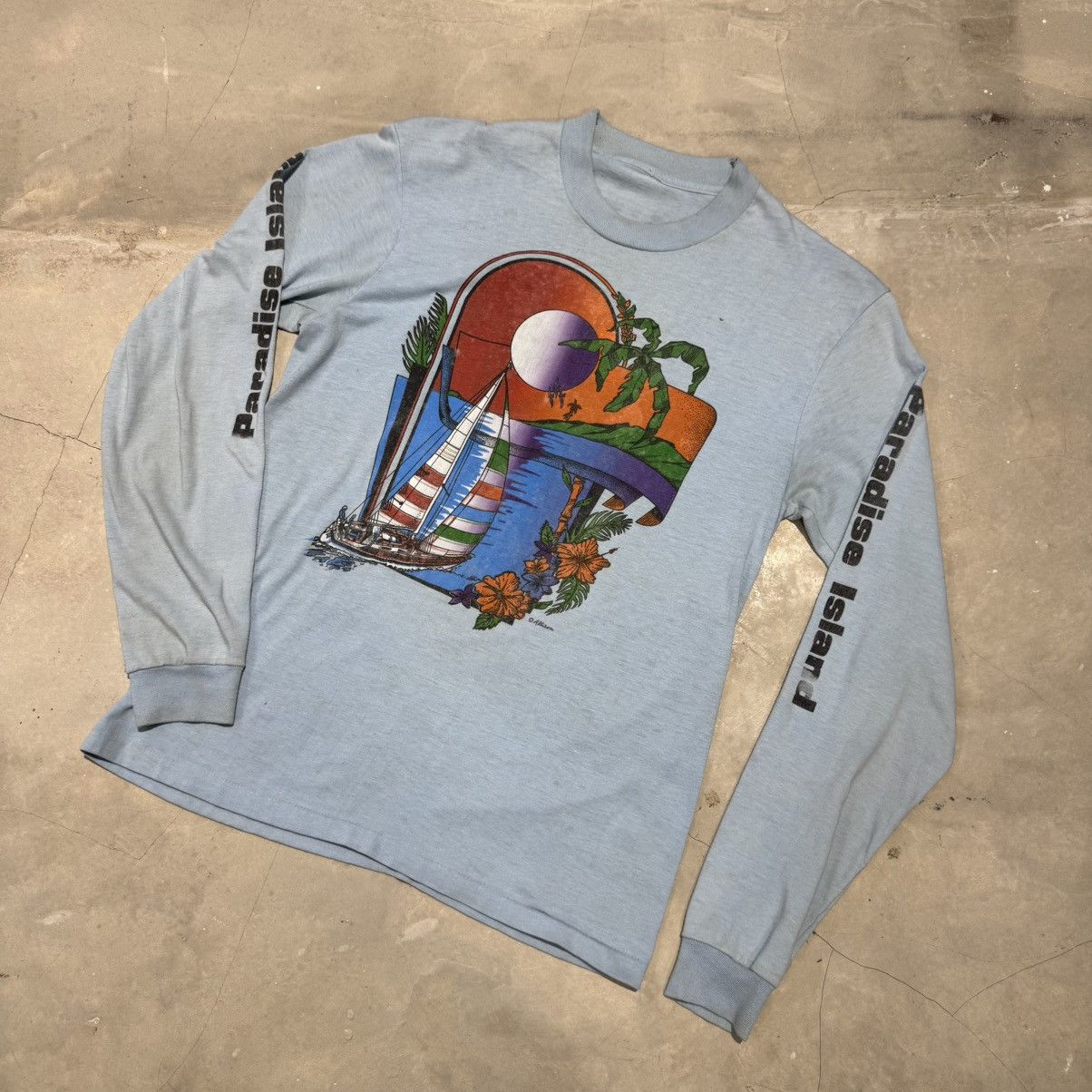 Other VINTAGE 70s T-Shirt HAWAII - Crazy Shirt - Body Surf Hawaii Size US S / EU 44-46 / 1 - 1 Thumbnail