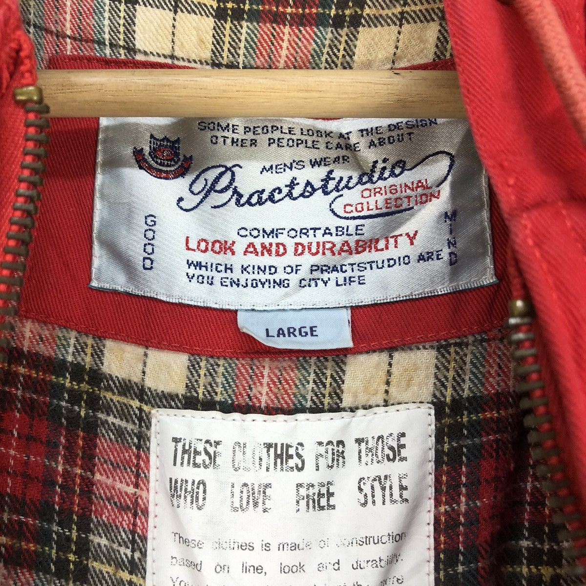Japanese Brand Pract Studio Hooded Jacket Bomber Style Size US L / EU 52-54 / 3 - 5 Thumbnail