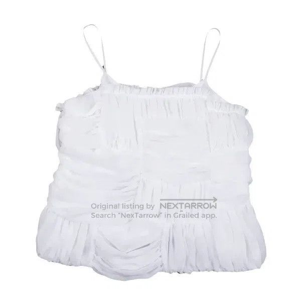 Comme des Garcons Comme Des Garcons White vintage sheer top Size M / US 6-8 / IT 42-44 - 2 Thumbnail