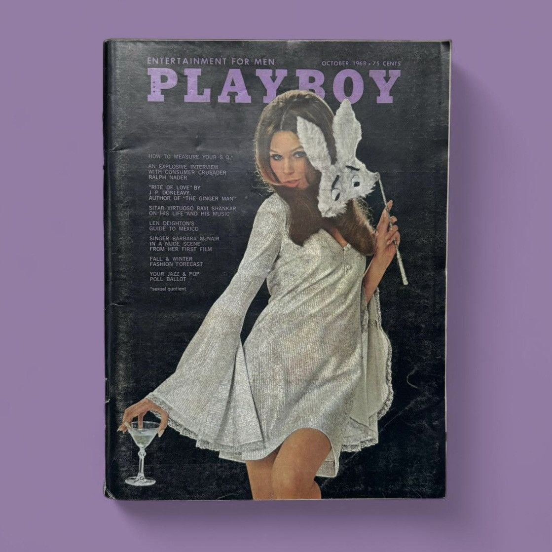 Playboy VINTAGE PLAYBOY MAGAZINE OCTOBER 1968 Size ONE SIZE - 1 Thumbnail