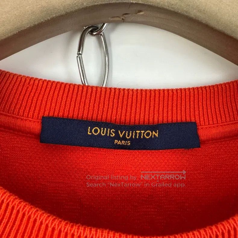 Louis Vuitton Louis Vuitton Red dark stripe full printed logo short slee Size US XS / EU 42 / 0 - 4 Thumbnail