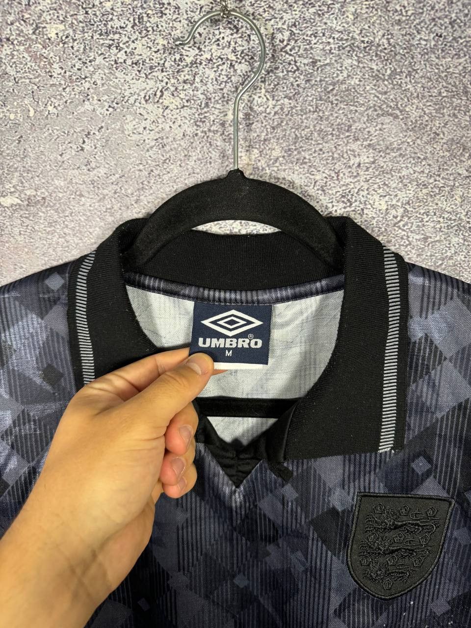 Other 90's Vintage England National Team Blackout Soccer Jersey Size US M / EU 48-50 / 2 - 5 Thumbnail