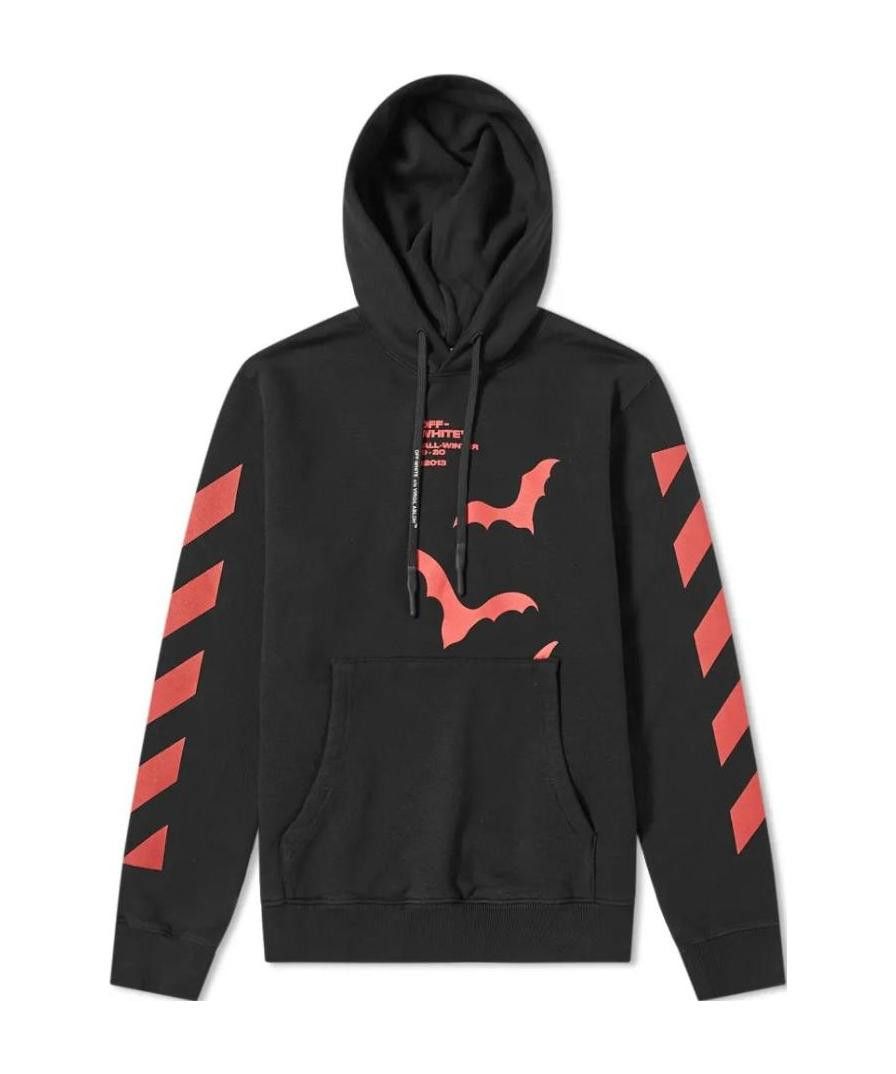 Off-White 🦇 🦇 Off White Bats Hoodie ⬛️🟥 Size US M / EU 48-50 / 2 - 7 Thumbnail