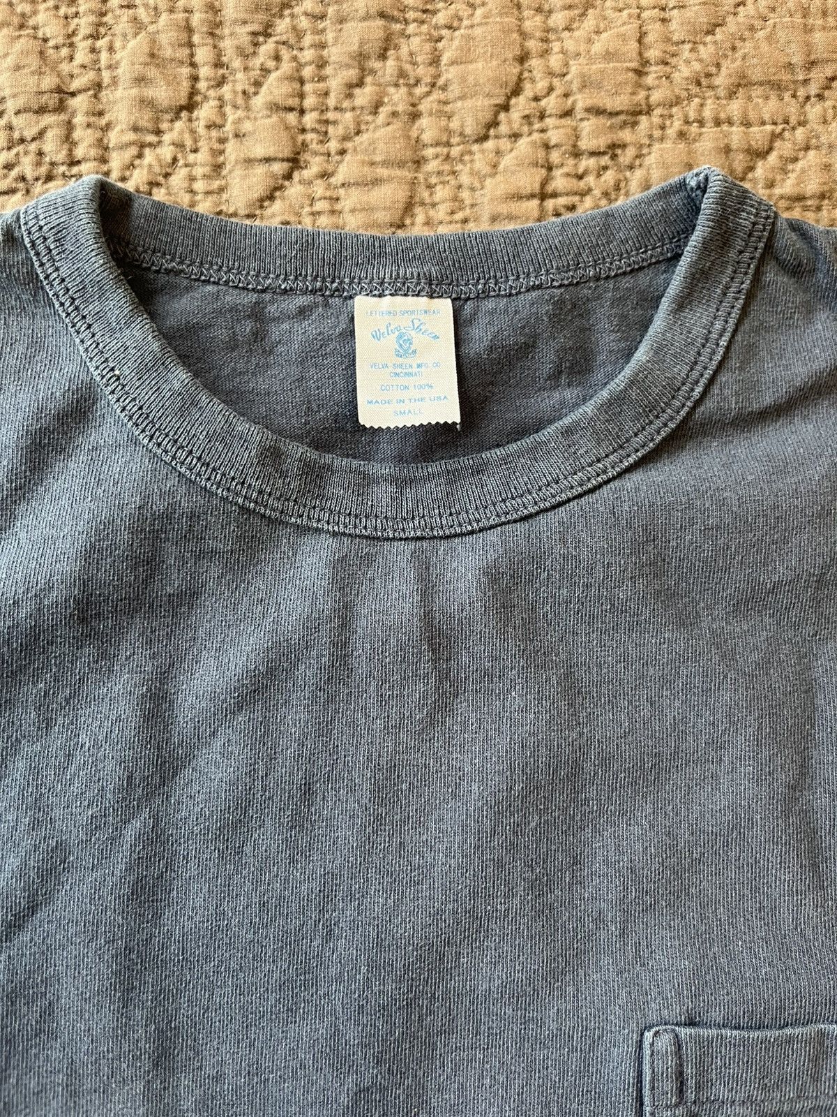 Velva Sheen Short Sleeve Pocket Tee Pigment Size US M / EU 48-50 / 2 - 3 Thumbnail