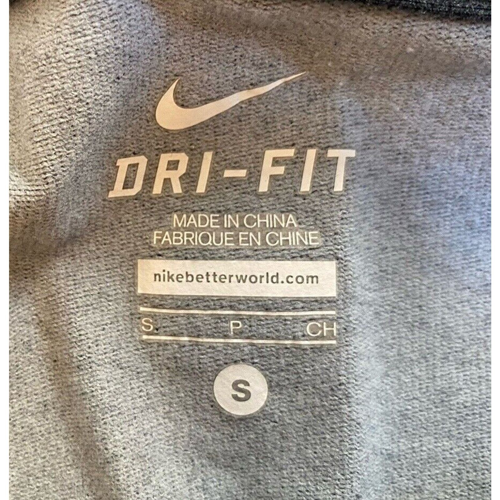 Nike Dri Fit Sweatshirt Dark Gray Women’s Small Size S / US 4 / IT 40 - 2 Thumbnail