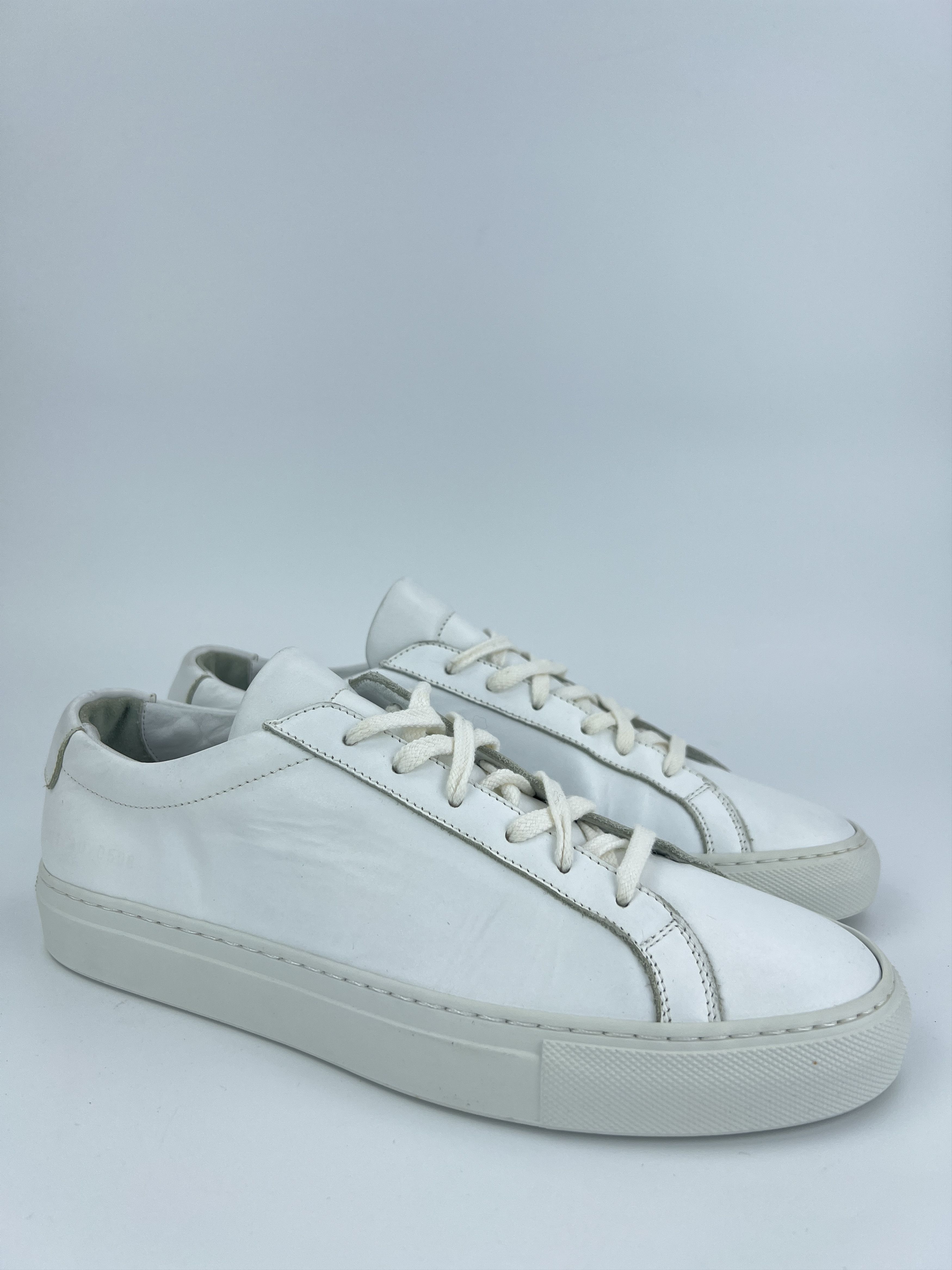 Common Projects Woman By Common Projects Achilles Low White Leather Shoes Size US 8 / IT 38 - 2 Thumbnail