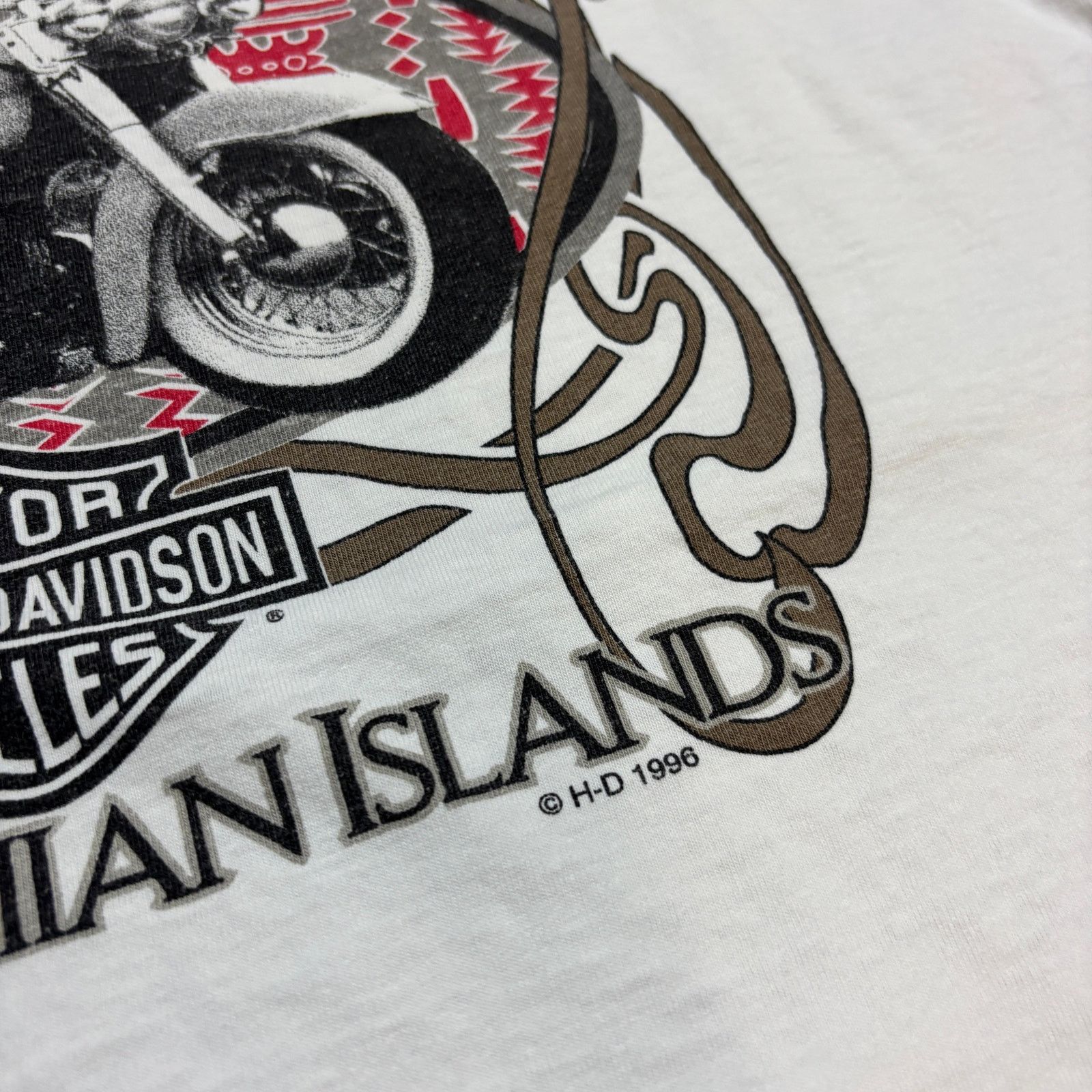 Harley Davidson × Vintage Vintage 90s Harley Davidson Paradise Hawaii Shirt Men's L Size US L / EU 52-54 / 3 - 3 Thumbnail
