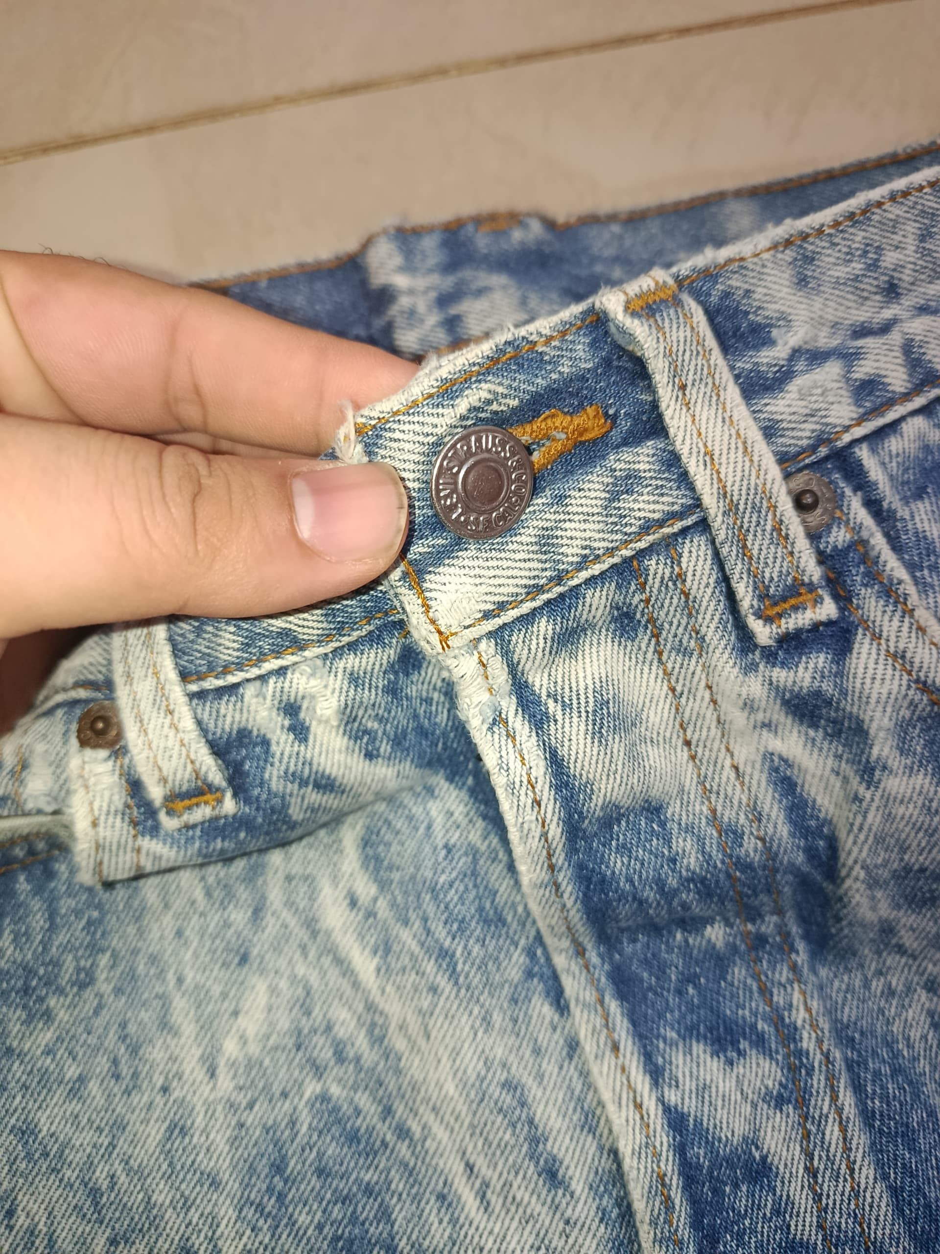 Levi's LEVIS 501 ACID WASH #552 DENIM Size US 29 - 6 Thumbnail