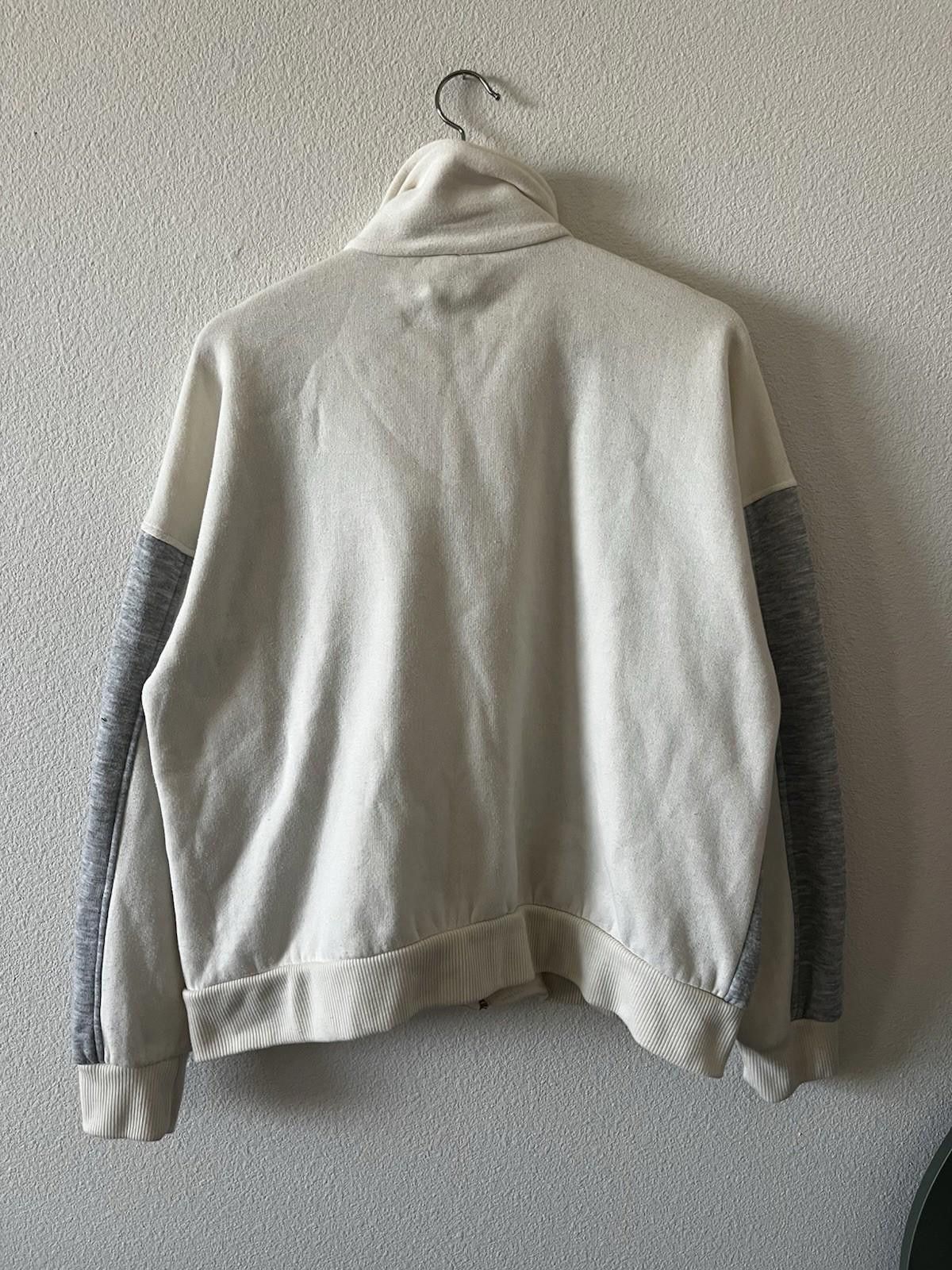Reebok Vintage 90s Reebok Vector Track Jacket Cream Gray Union L Size US L / EU 52-54 / 3 - 8 Thumbnail