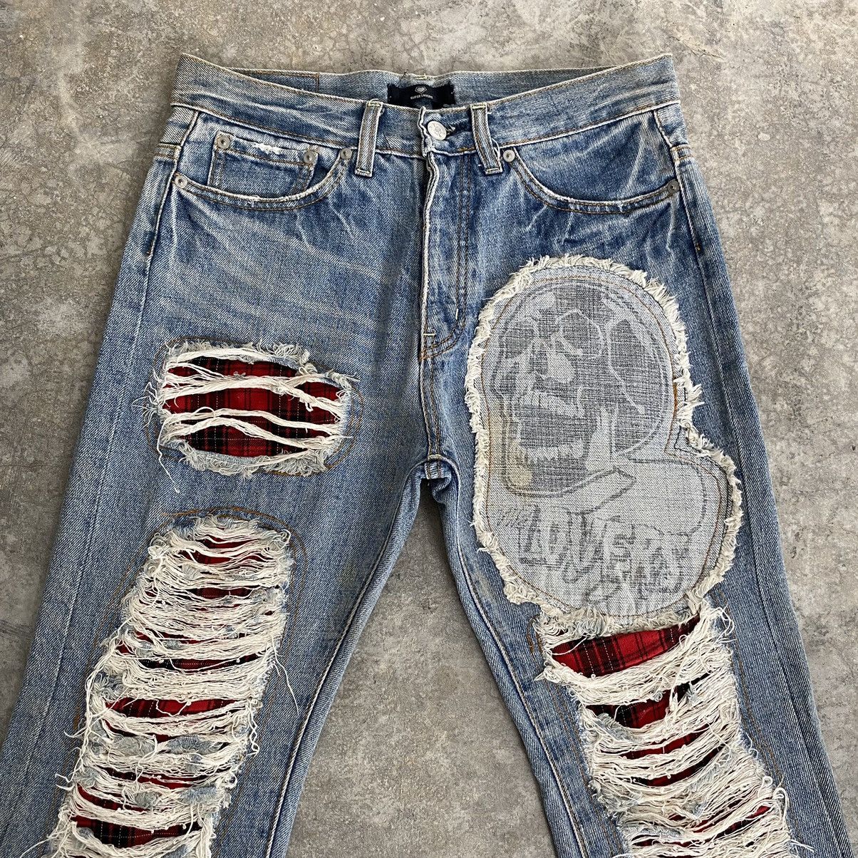A.F.F.A. Vintage Lover’s Rock Japan Distressed Jeans Size US 30 / EU 46 - 2 Thumbnail