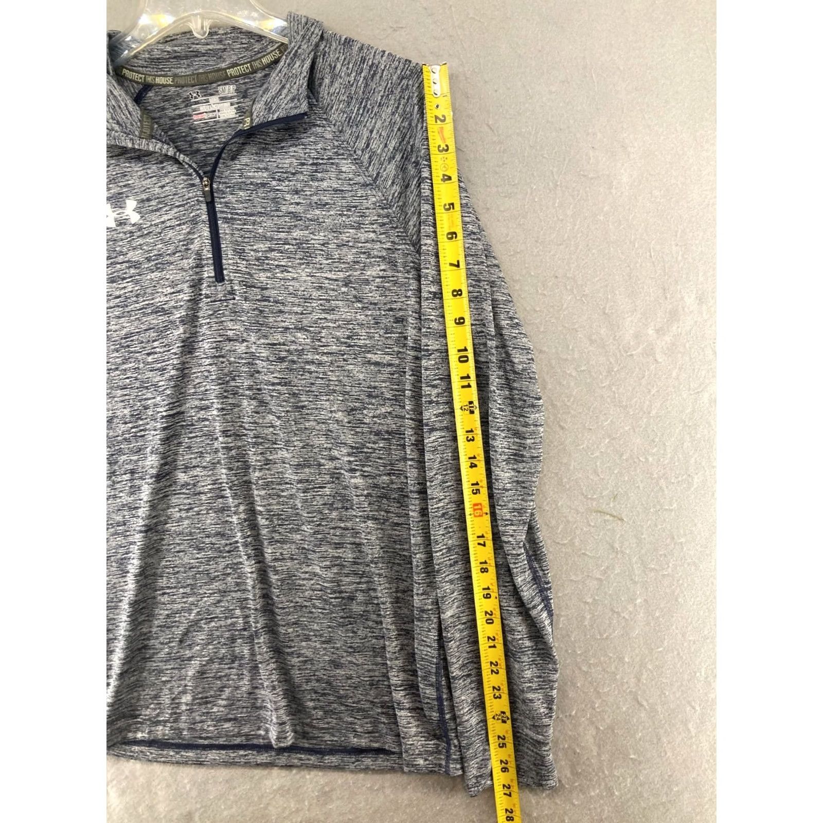 Under Armour Under Armour Mens Pullover 1/4 Zip Black HeatGear Athletic Shirt Size US S / EU 44-46 / 1 - 4 Thumbnail