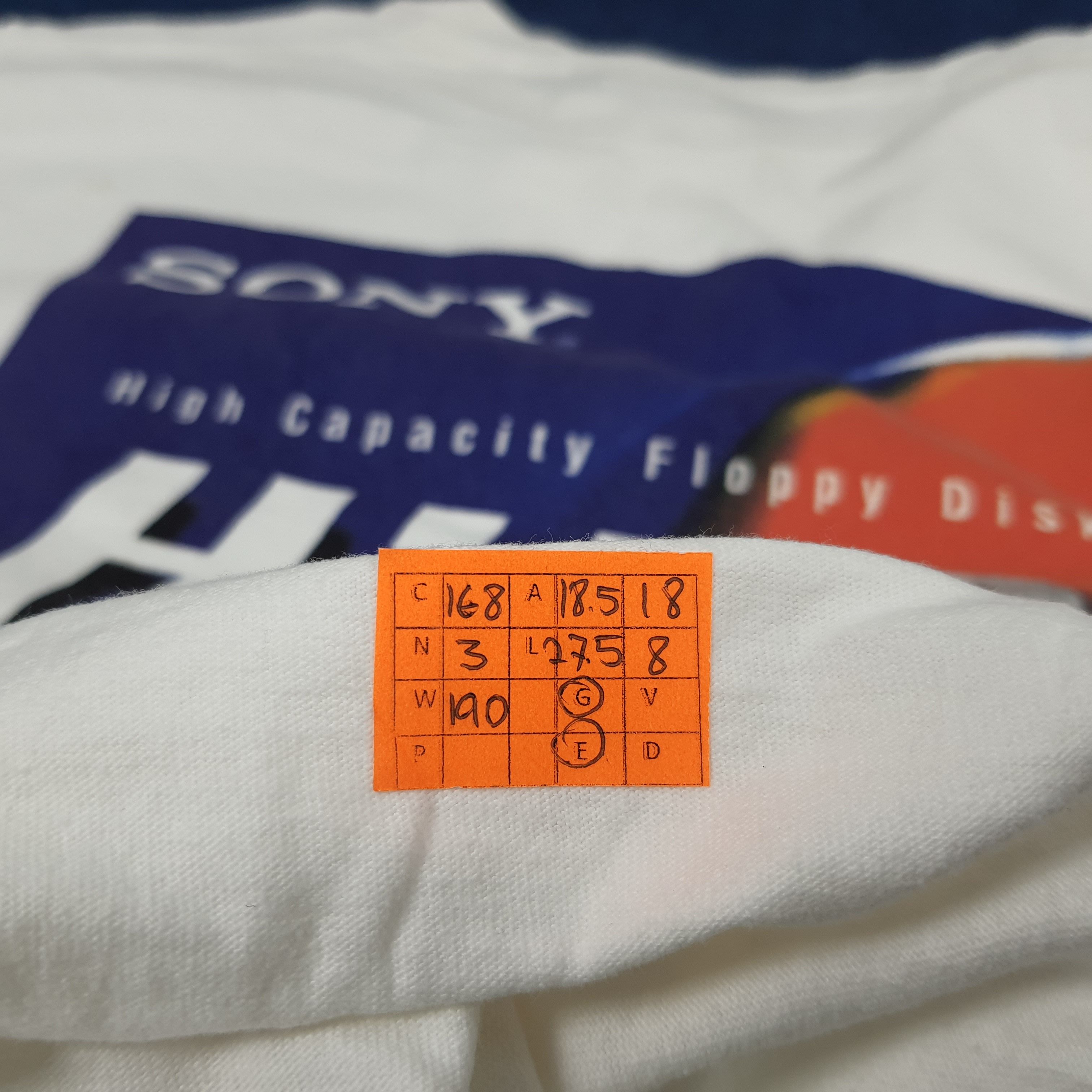 Japanese Brand × Sony × Vintage Vintage Sony HiFD Japanese Brand T-shirt Size US S / EU 44-46 / 1 - 7 Thumbnail
