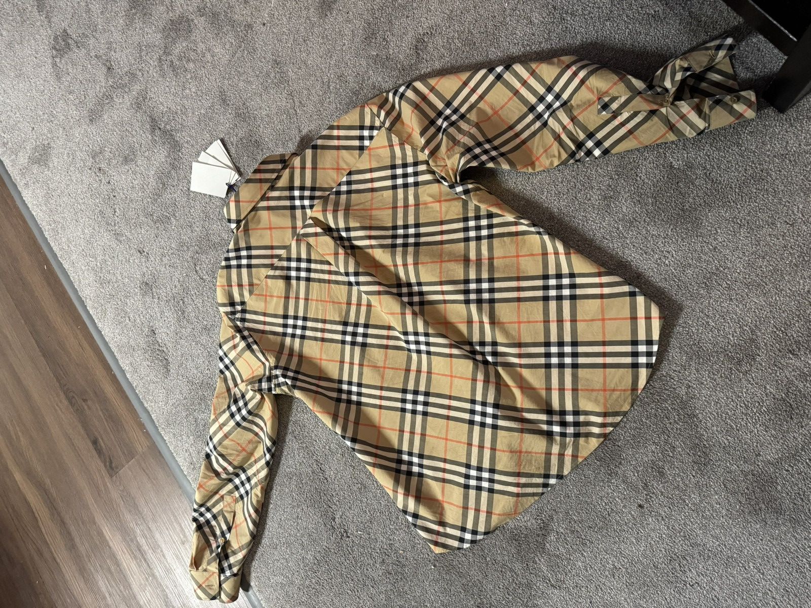 Burberry Relaxed Fit Check Cotton Flannel Shirt Button-Down Shirt Size US L / EU 52-54 / 3 - 12 Thumbnail