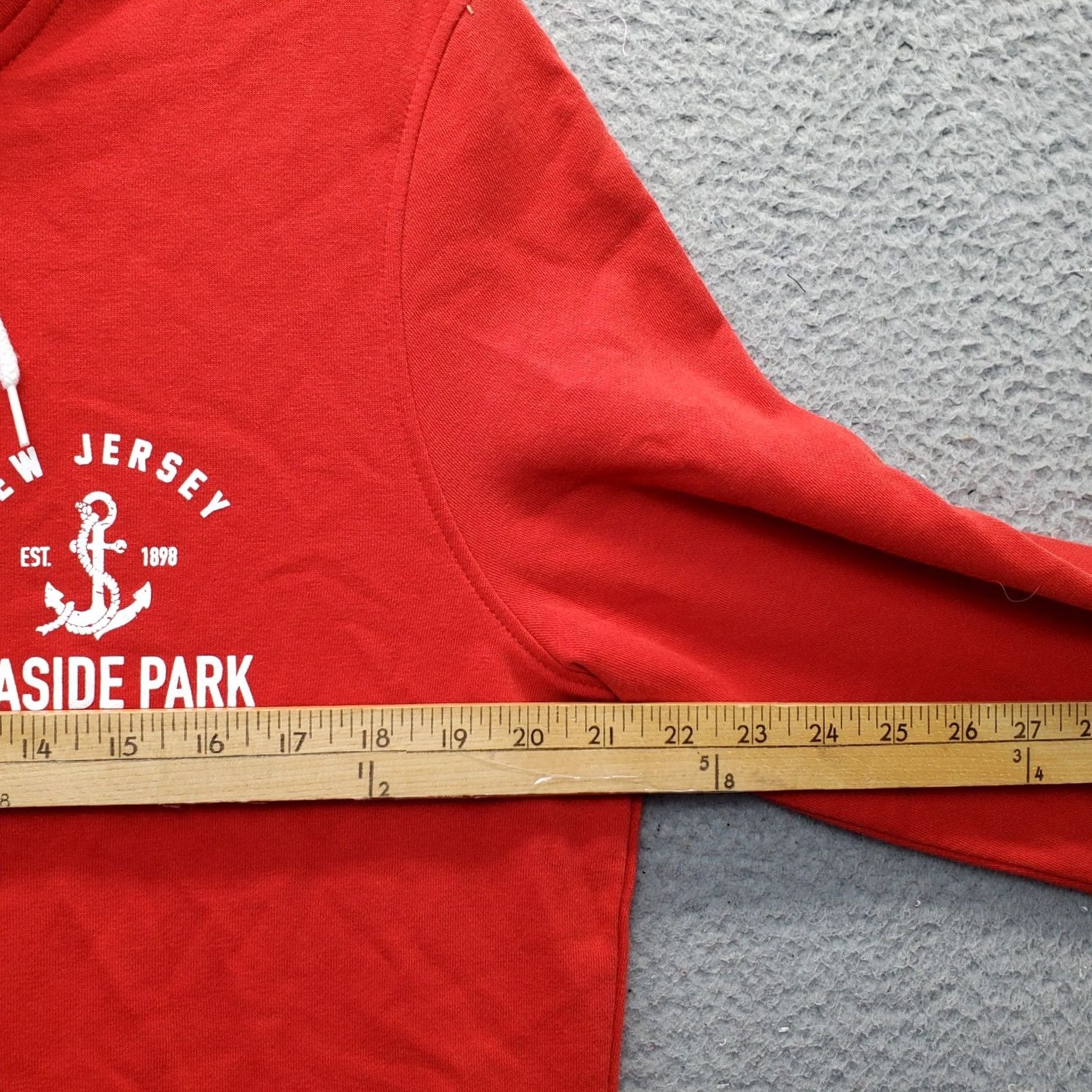 Vintage Ragwear Full Zip Hoodie Womens M Red Seaside Park Pockets Hooded ZH6324 Size M / US 6-8 / IT 42-44 - 5 Thumbnail