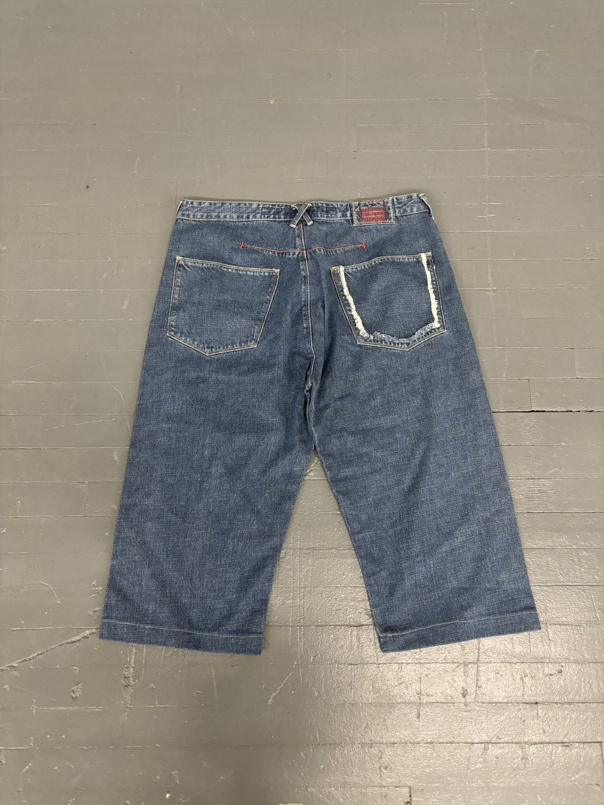 Japanese Brand × Marithe + Francois Girbaud × Vintage Vintage MFG baggy jorts Y2K Size US 38 / EU 54 - 2 Thumbnail