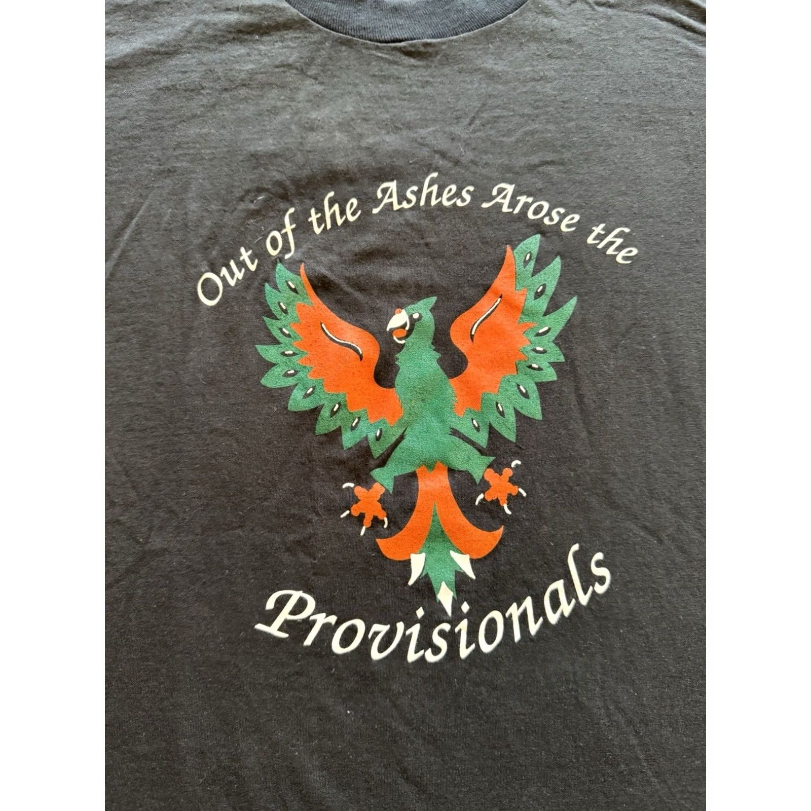 Vintage 80s Irish Northern Aid Shirt M The Troubles Noraid Sinn Fein History Graphic Print VINTAGE Black Cotton Polyester S Sleeve Short Size US M / EU 48-50 / 2 - 2 Thumbnail