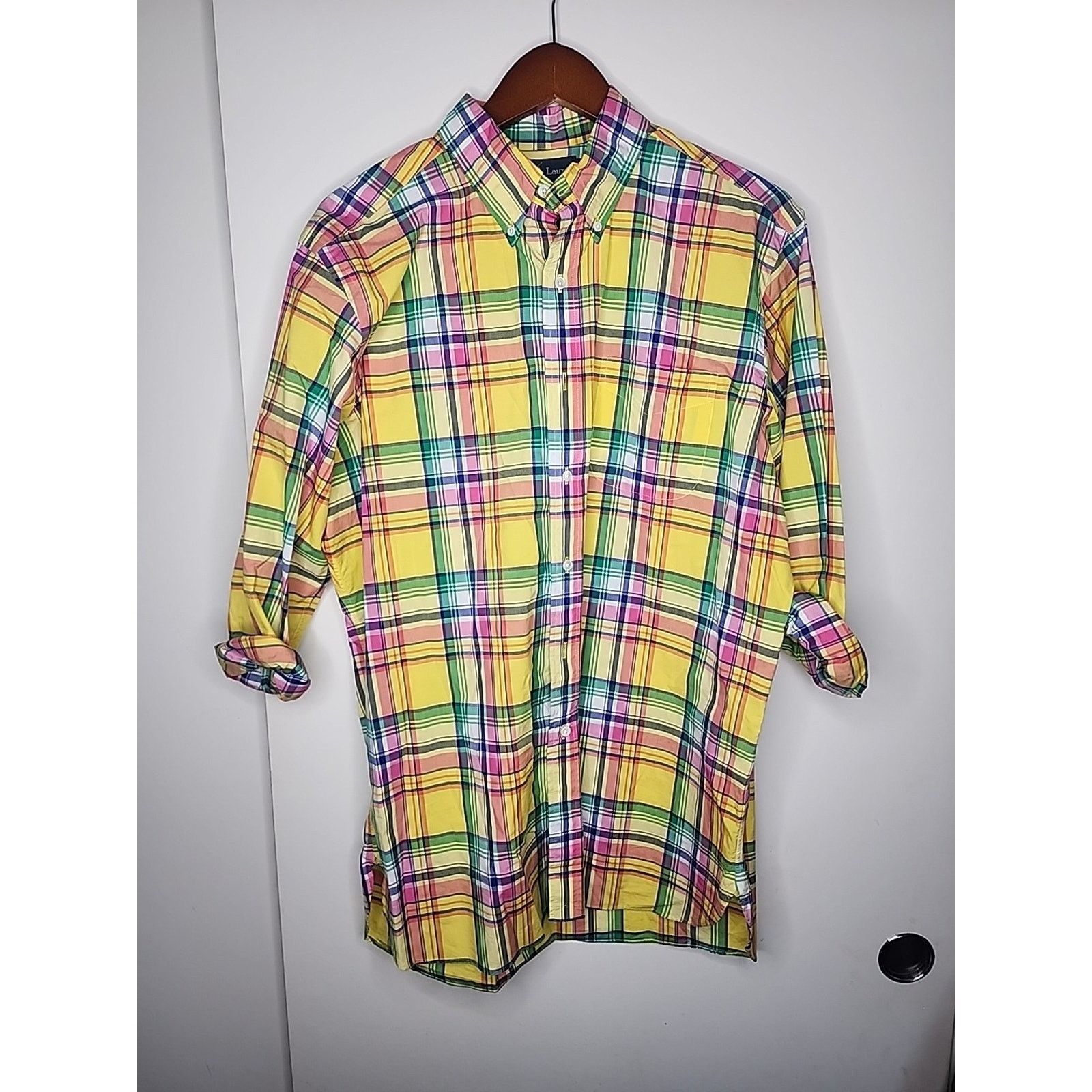 Polo Ralph Lauren Vintage Ralph Lauren Men’s Button-up Shirt L Houndstooth Size US L / EU 52-54 / 3 - 1 Thumbnail