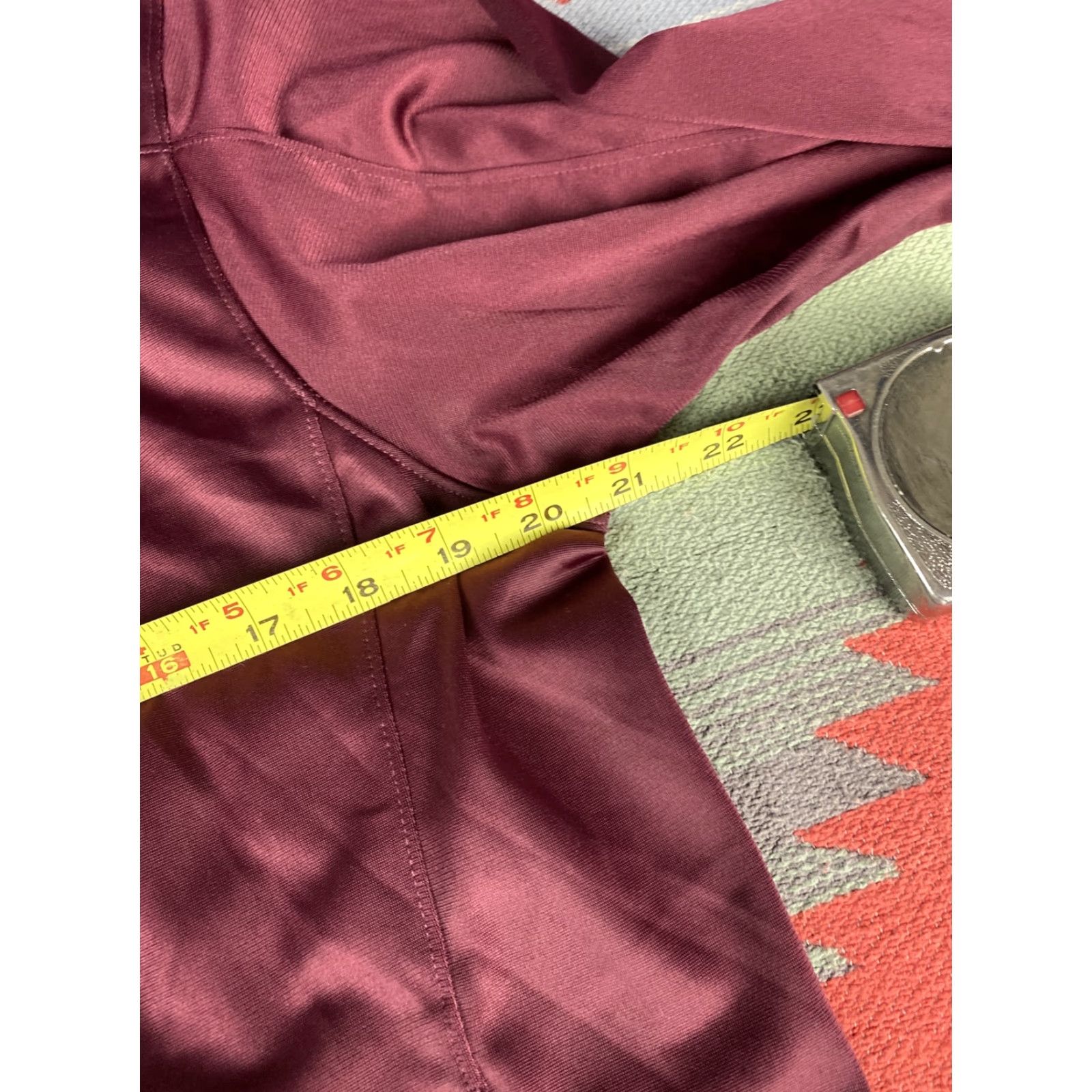 Nike VINTAGE Nike Air Track Jacket Mens S Burgandy Red Maroon Track Jacket Nike Air 90s Ac tivewear Mens Size US S / EU 44-46 / 1 - 4 Thumbnail