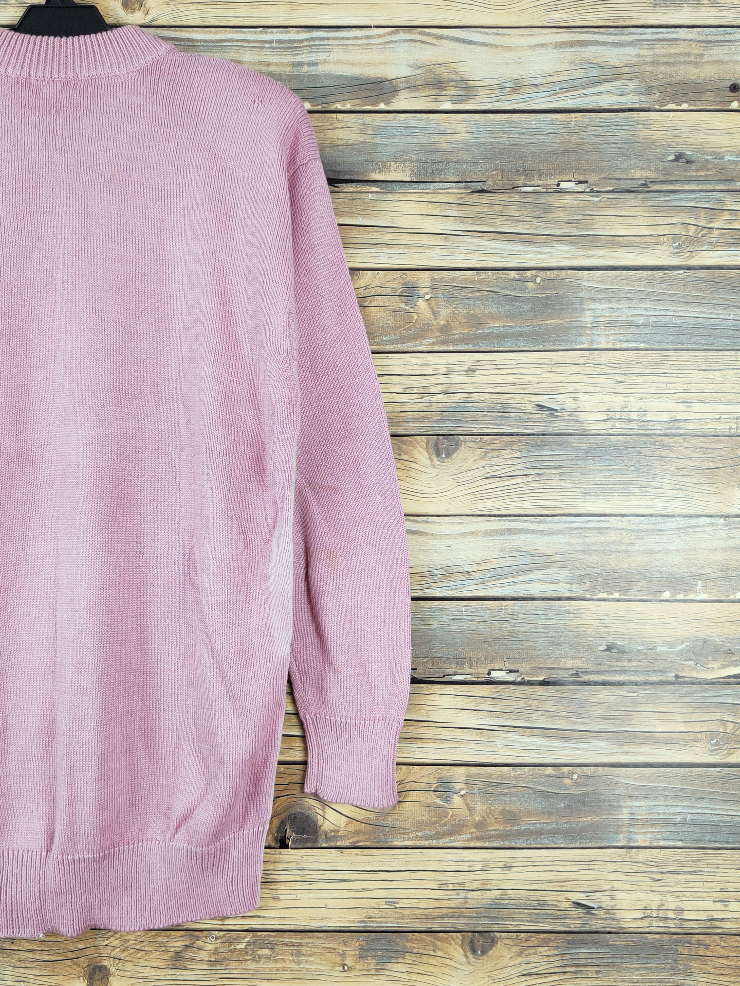 Homespun Knitwear × Japanese Brand × Vintage Pavone Pink Knitwear Sweatshirts #W997 Size M / US 6-8 / IT 42-44 - 12 Thumbnail