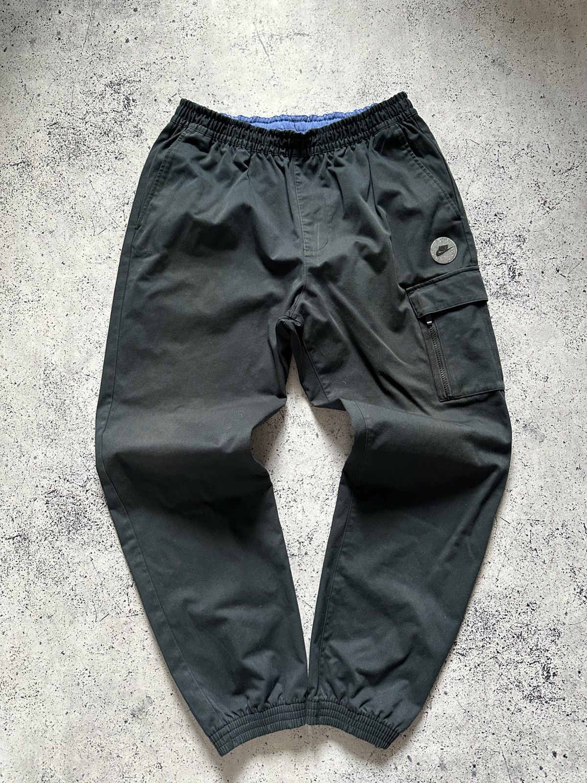 Nike Vintage Nike Oversized Track Pants Embroidered Logo Joggers Size US 34 / EU 50 - 1 Thumbnail