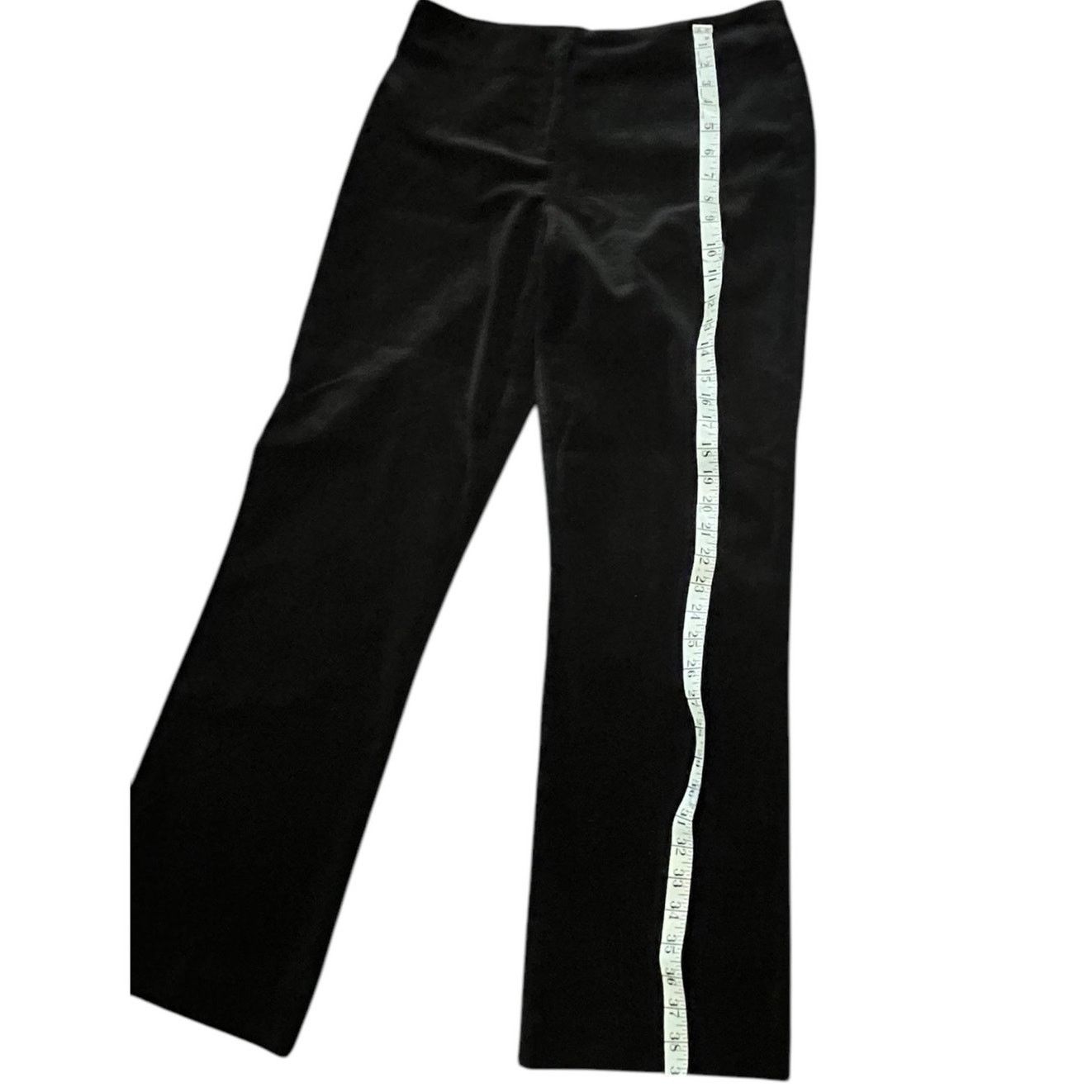 Lilly Pulitzer Lilly Pulitzer Jacquard Floral Black Velvet Flare Pant Sz 6 Size 28" / US 6 / IT 42 - 6 Thumbnail