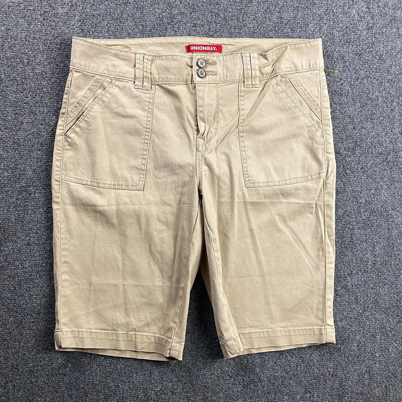 UNIONBAY Unionbay Shorts Women's Size 16 Beige Bermuda Outdoors Size 38" / US 16 / IT 52 - 1 Thumbnail