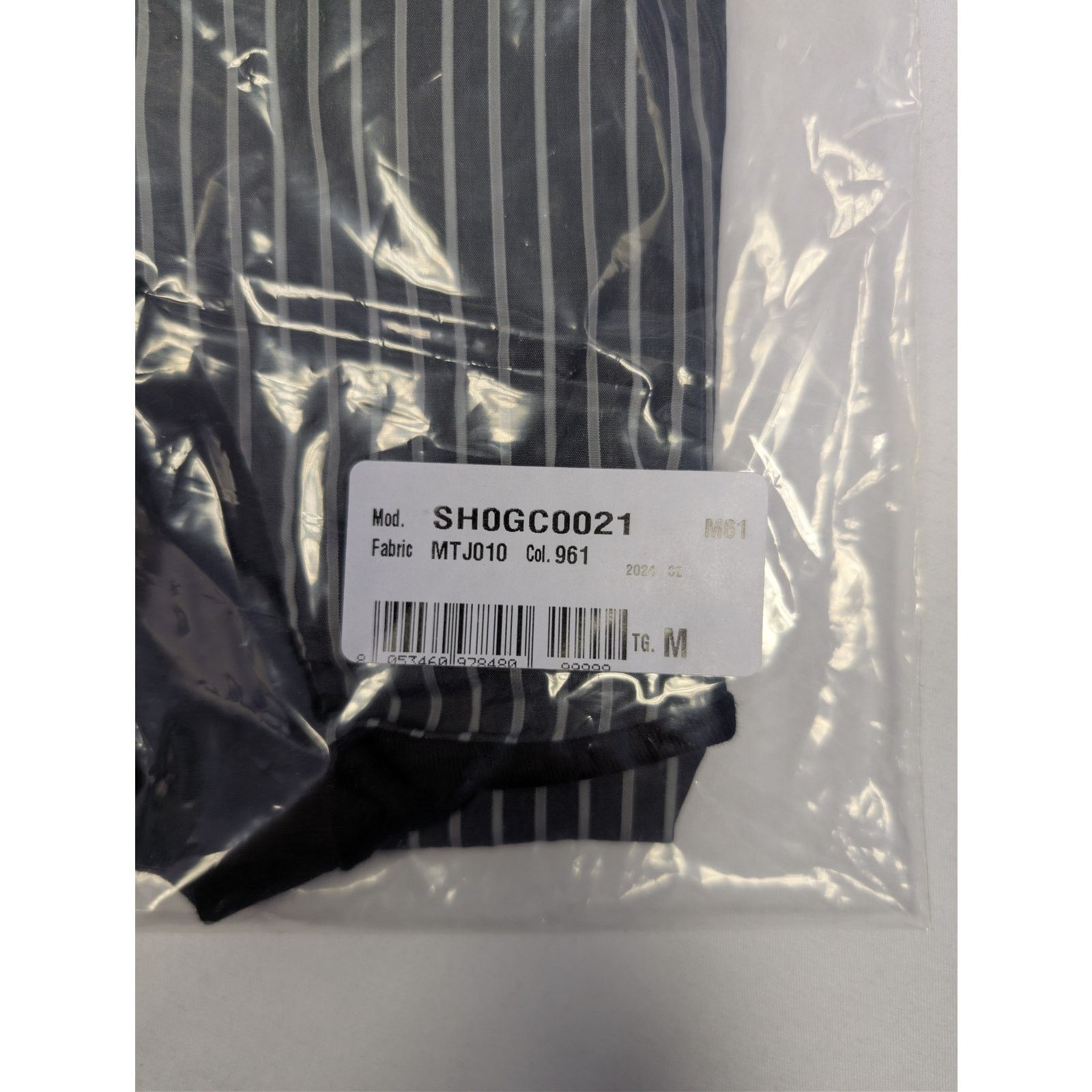 Maison Margiela o1rshd1 striped button-up t-shirt in Black Size US M / EU 48-50 / 2 - 23 Thumbnail
