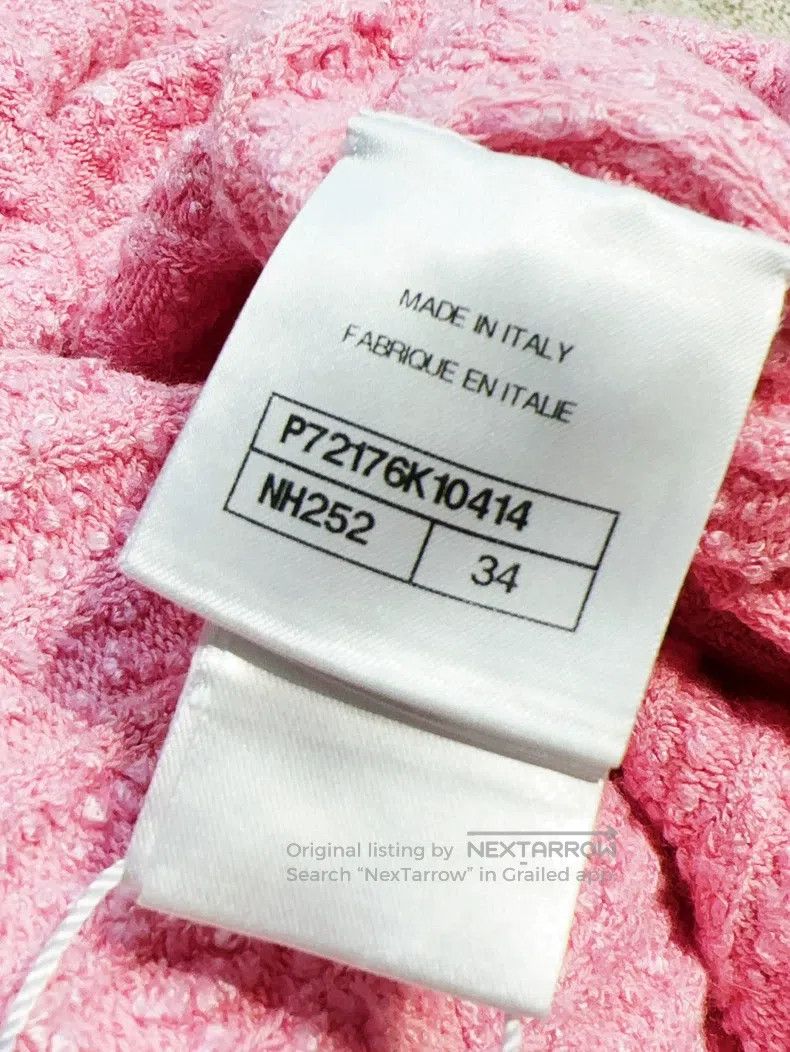 Chanel Chanel 22P pink knitted short-sleeved dress Size XXS / US 00 / IT 34 - 8 Thumbnail