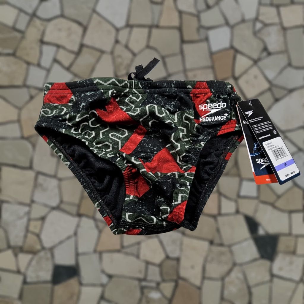 Speedo Speedo Endurance+ Competitive Ruse Blocks Swim Brief Swimsuit Size 26 Men Size US 26 / EU 42 - 1 Thumbnail