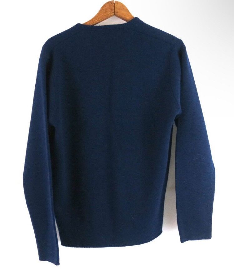 Vintage Vintage 1960's cardigan REVERE Navy Blue Uniform sweater Size M / US 6-8 / IT 42-44 - 3 Thumbnail