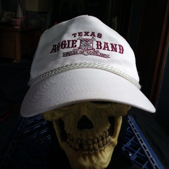 Other Vintage Texas Aggie Band Rope Snap Trucker Hat Cap Size ONE SIZE - 1 Thumbnail