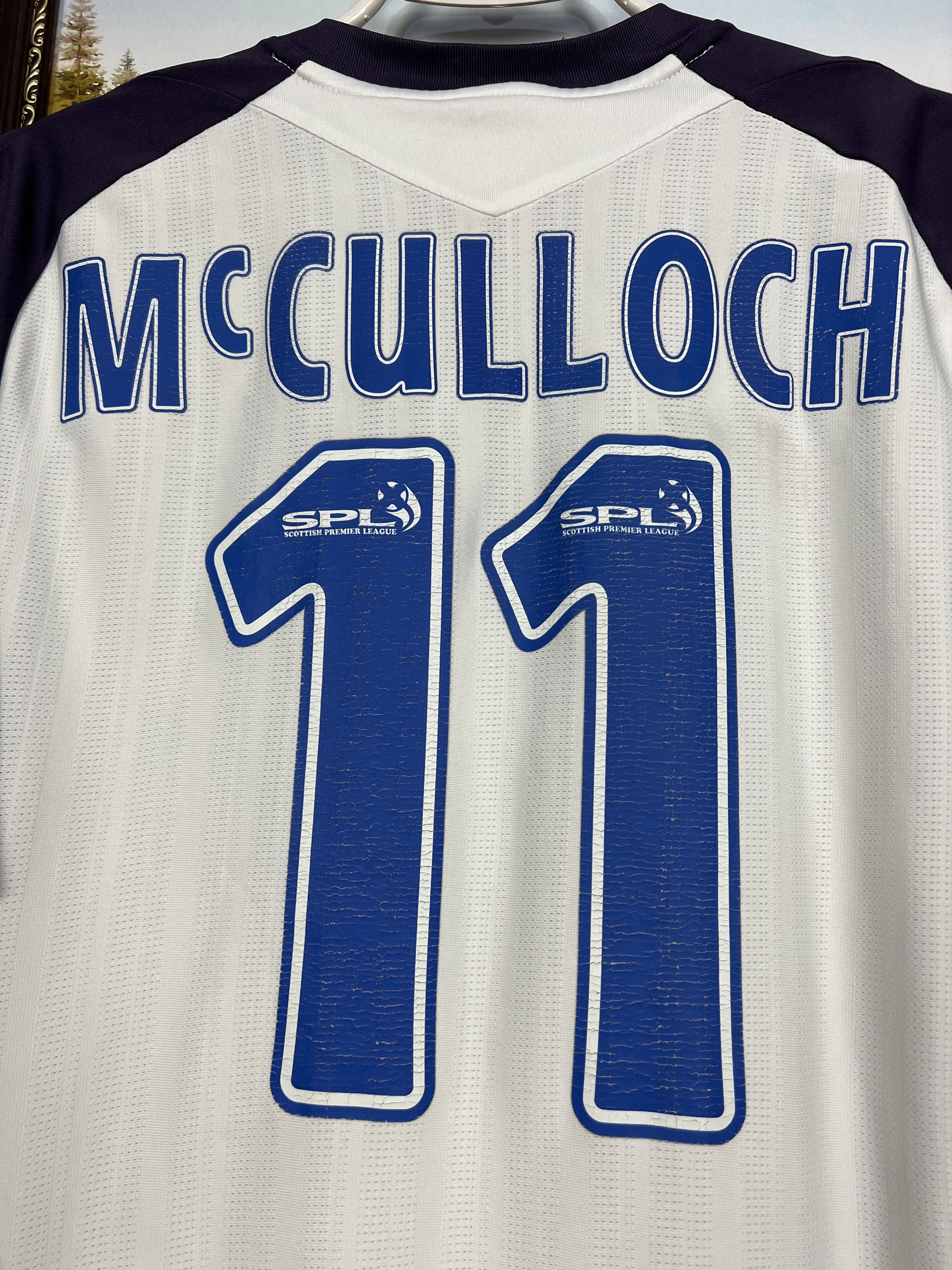 Umbro Rangers Away football shirt 2007 Soccer #11 McCulloch Umbro Size US M / EU 48-50 / 2 - 2 Thumbnail
