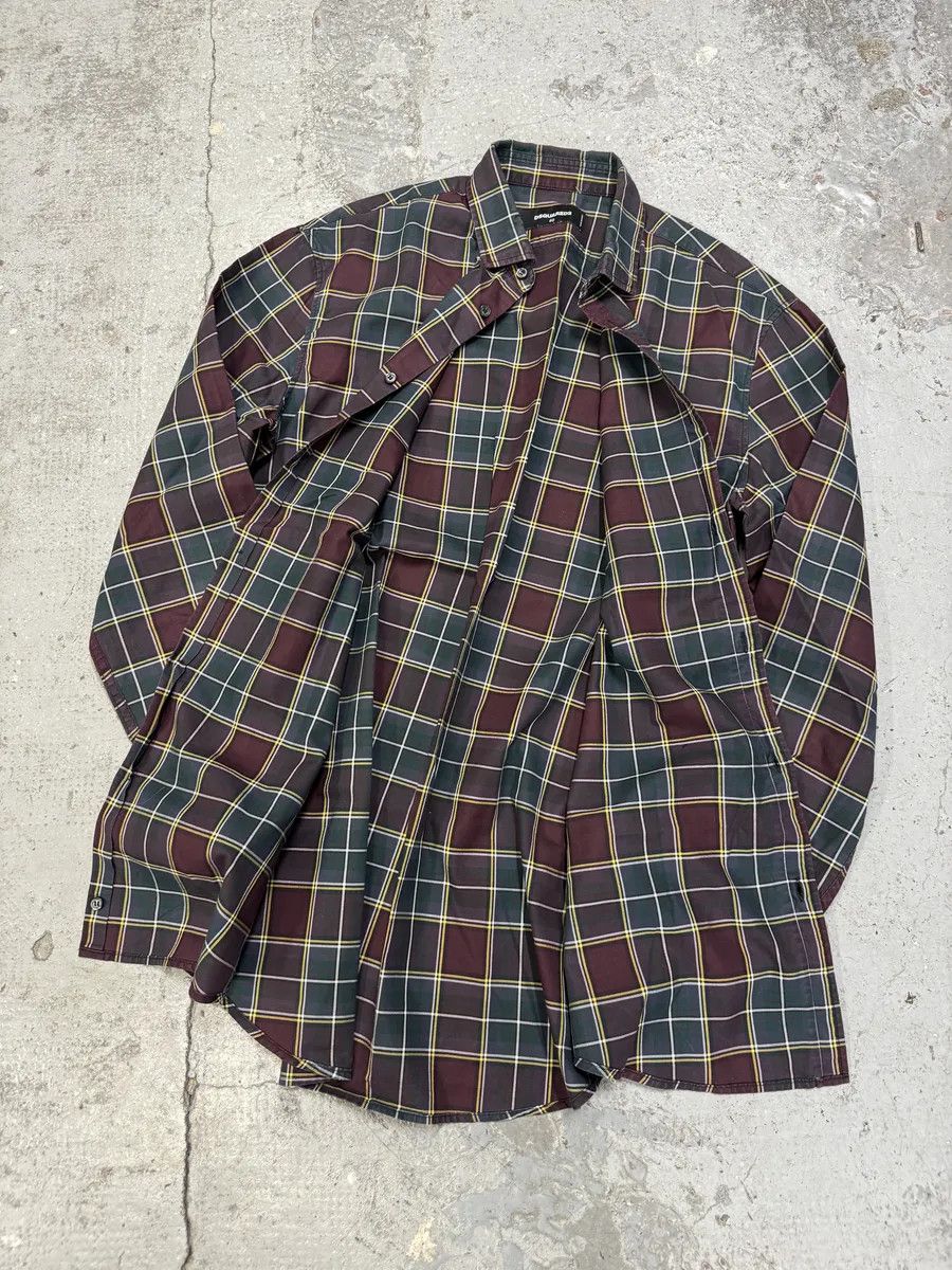 Dsquared2 AW2015 Dsquared2 Green & Red Checked Shirt Size US M / EU 48-50 / 2 - 6 Thumbnail