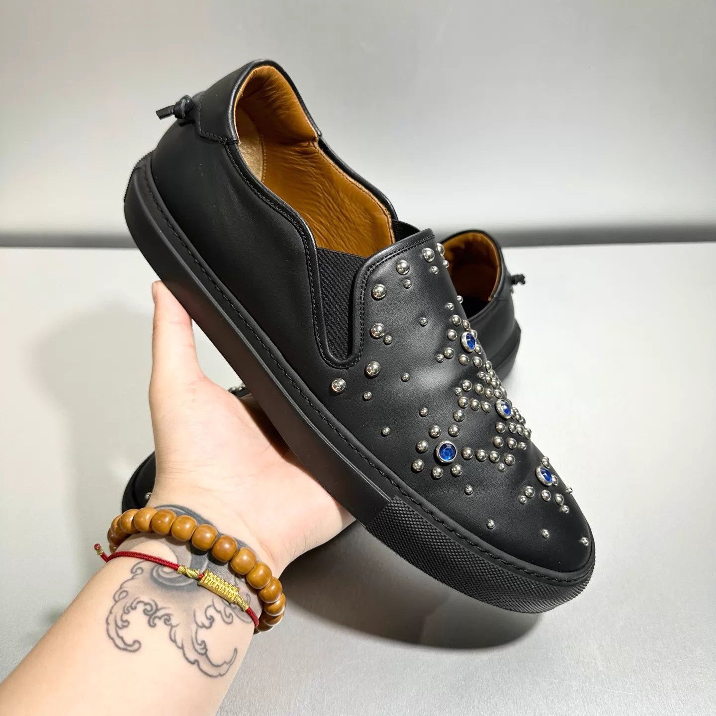 Givenchy Givenchy studded slip-on men's 44 worn once/twice Size US 11 / EU 44 - 9 Thumbnail