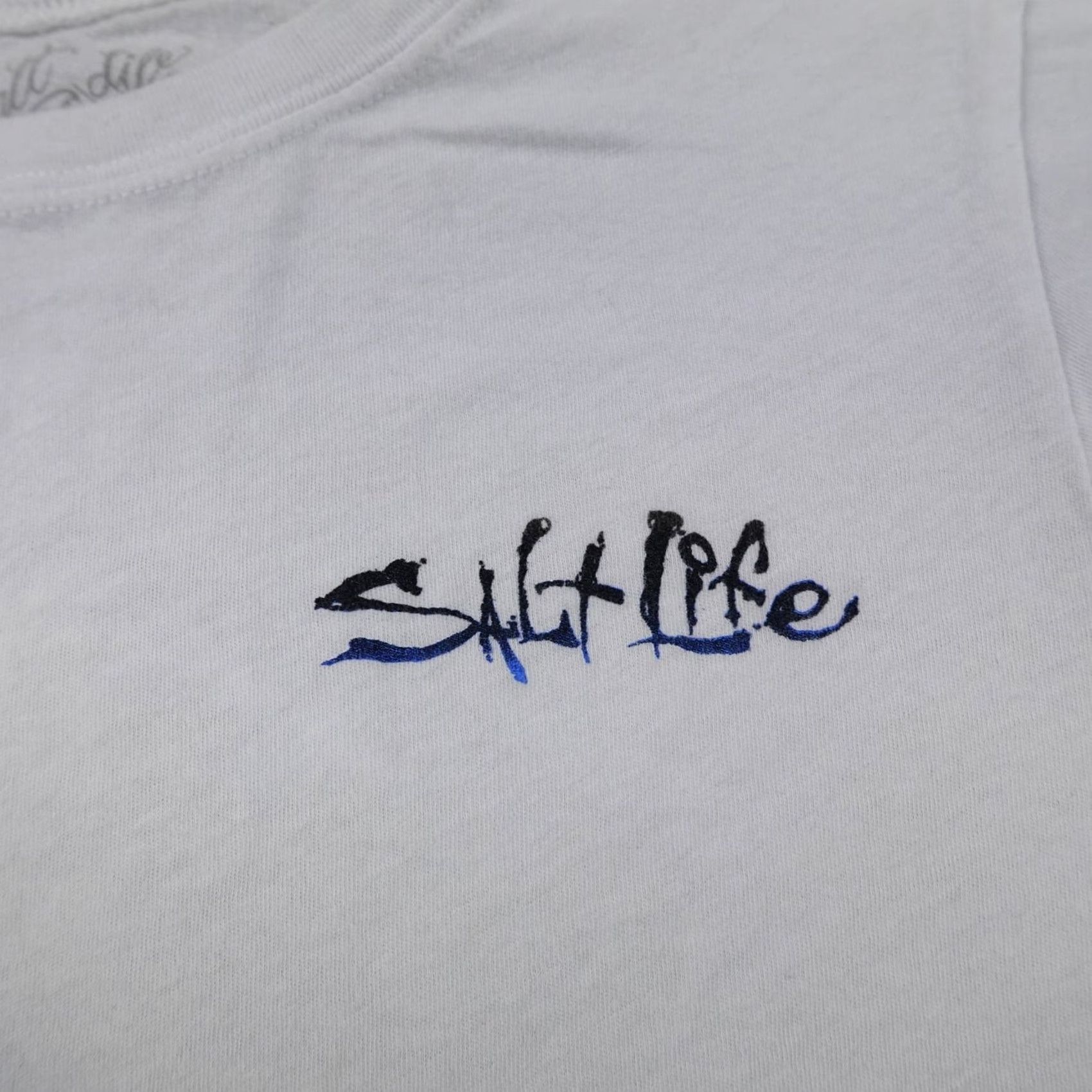 Vintage Salt Life Shirt Women Small White Flying Fish Sailfish Marlin Swordfish Outdoor Marine Animals T-Shirt Womens Size S / US 4 / IT 40 - 6 Thumbnail