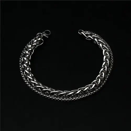 Other Hip-hop Thick Stainless Steel Bracelet Size ONE SIZE - 3 Thumbnail